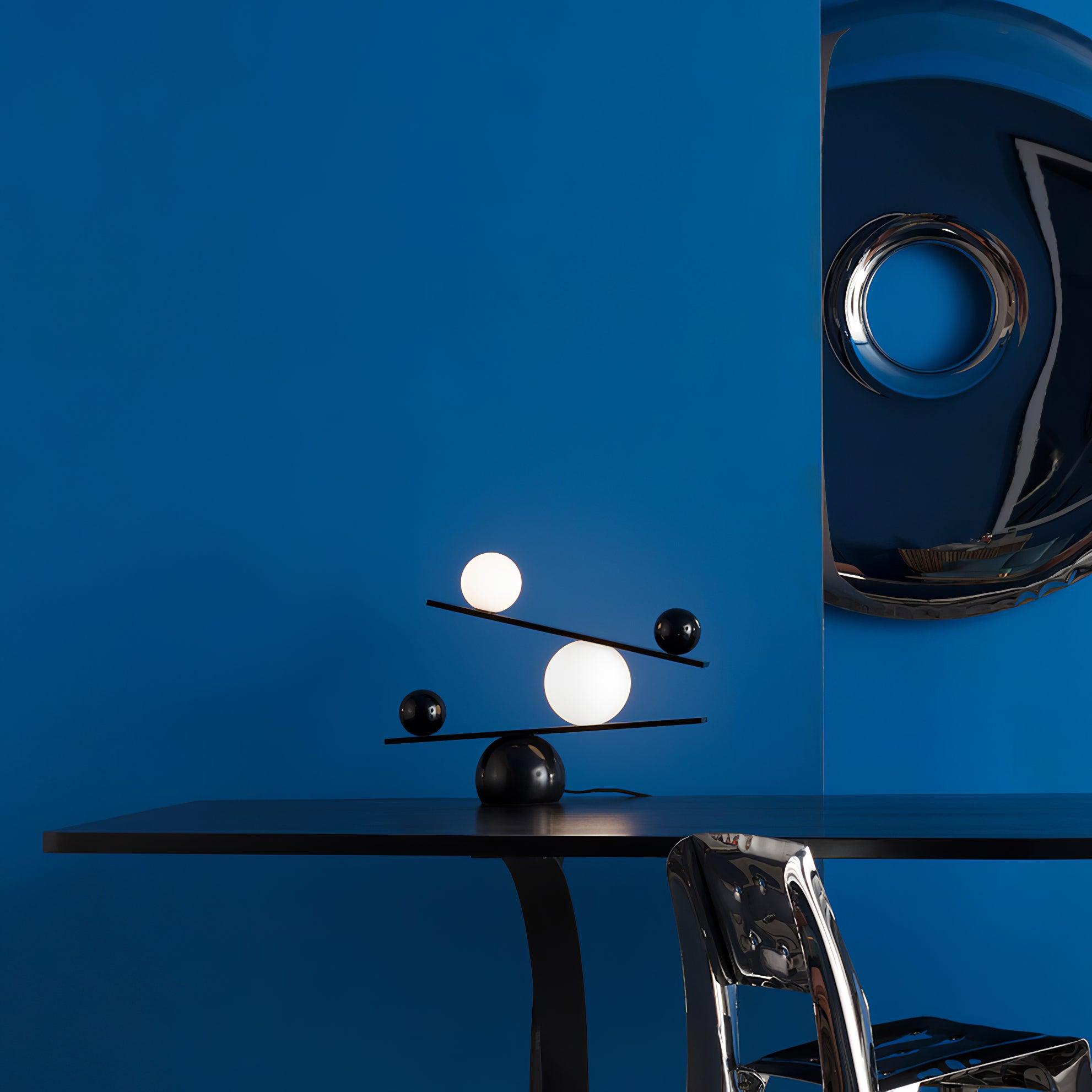 Modern Balance Table Lamp - Adjustable LED Desk Light for Home Office, Bedroom & Study - Perfect for Reading, Working & Decor