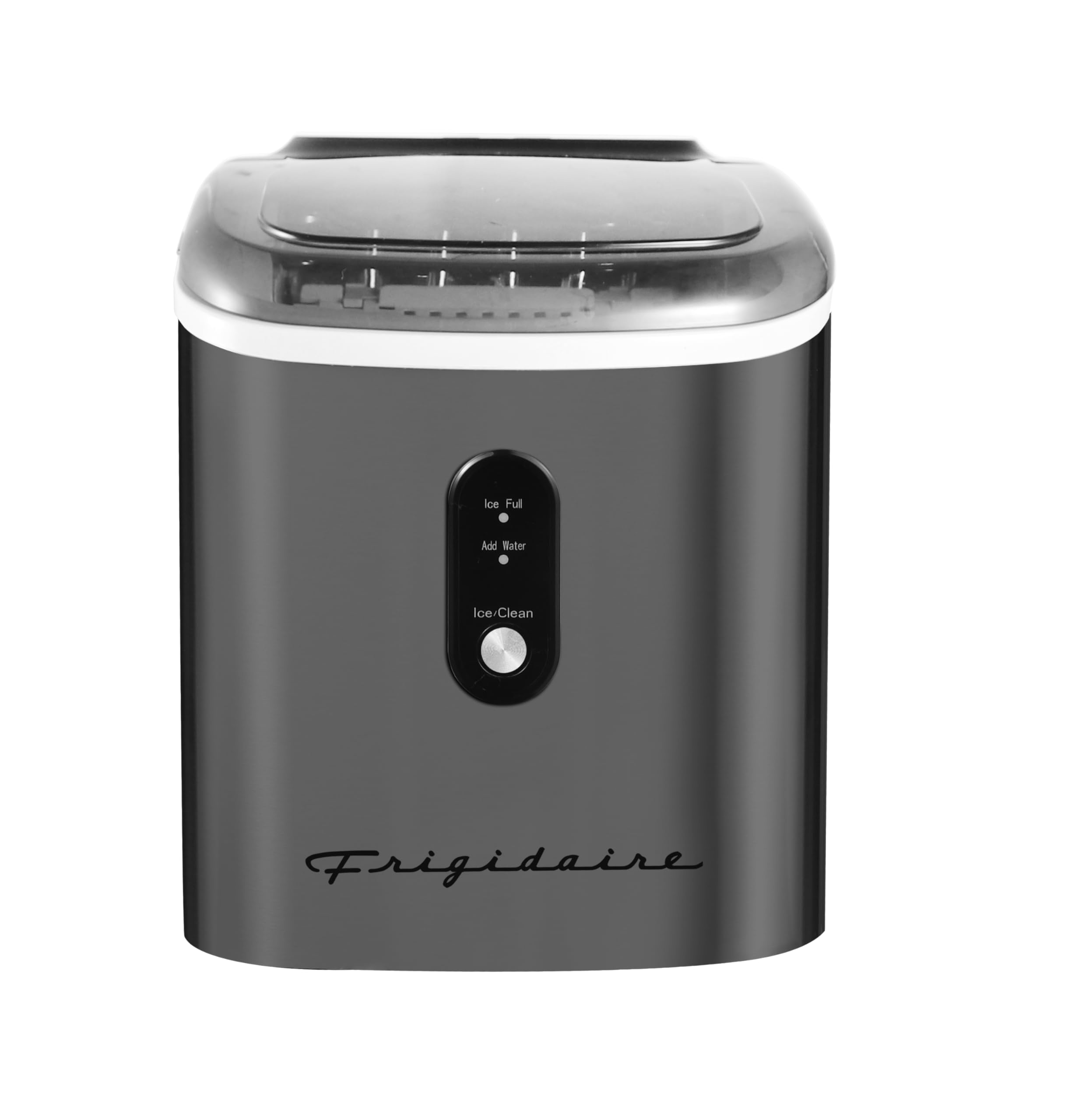 Frigidaire EFIC103 Heavy Duty Countertop Ice Maker Machine - 26 lbs Daily Output, Black Stainless Steel - Perfect for Home, Office, Parties & Outdoor Events