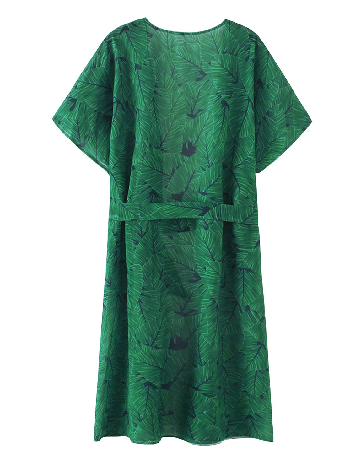 MayBuy Women's Summer Long Flowy Kimono Cardigan - Boho Chiffon Beach Cover Up Tops - Lightweight Open Front Cardigan for Beach, Pool, and Vacation Outfits