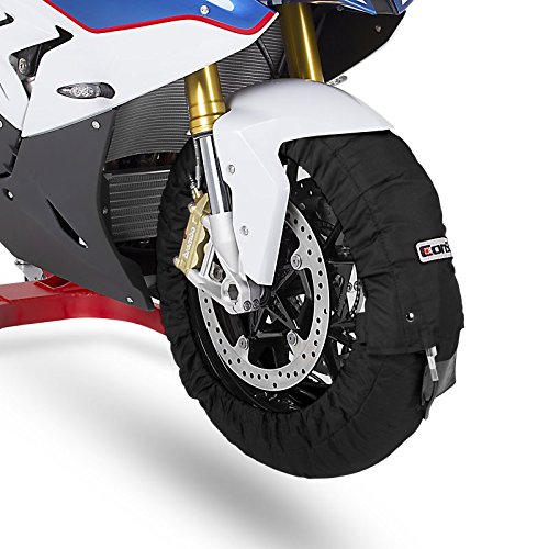 High-Performance Motorcycle Tire Warmers Set (60-80°F) - Compatible with Moto Guzzi V11 Sport & Scura - Ideal for Track Days & Winter Riding