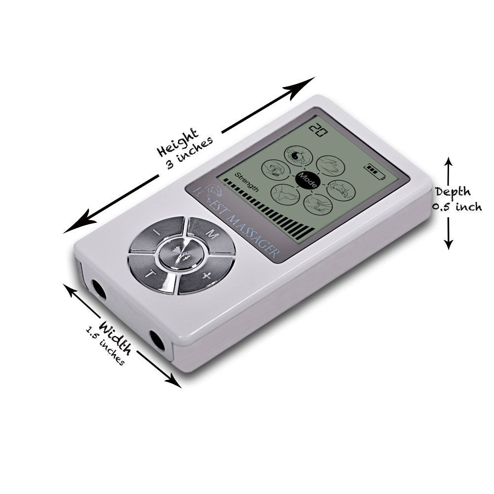 iRest Classic Mini Massager TENS Unit - 6 Therapy Modes for Pain Relief, Muscle Recovery & Relaxation | Portable EMS Device for Home, Office & Travel Use