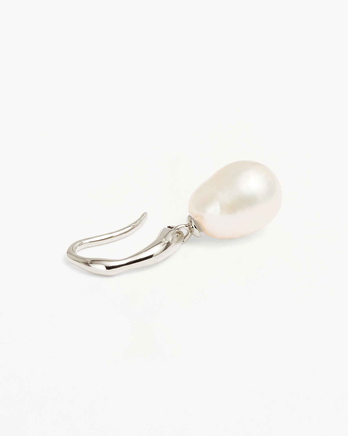 925 Sterling Silver Harmony Pearl Hook Earrings – Elegant Dangle Earrings for Women, Perfect for Weddings, Parties & Everyday Wear