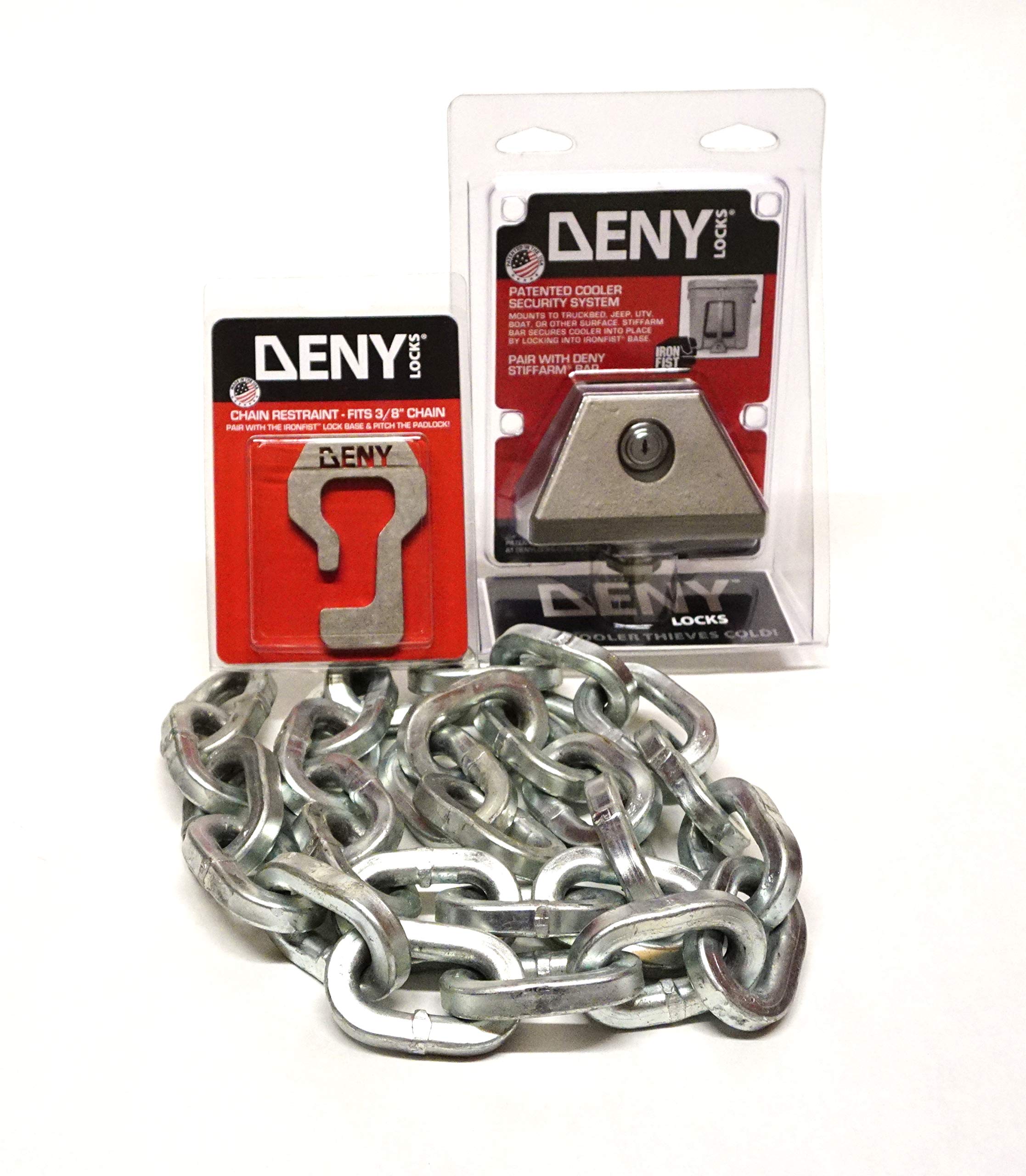 DENY Ultimate Security Equipment Lock Set - Heavy Duty Anti-Theft Locks for Storage Units, Toolboxes & Outdoor Gear | Secure Your Valuables at Home, Work or On the Go