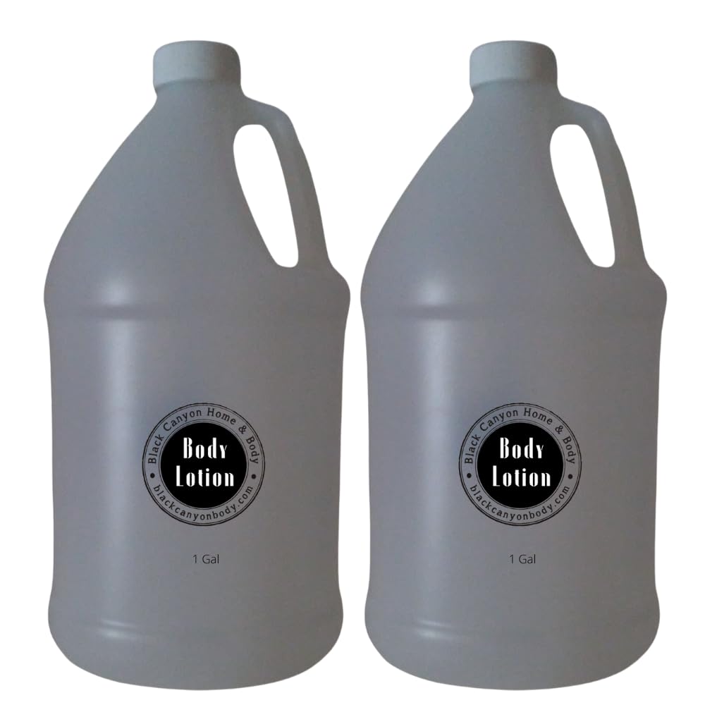 Black Canyon Cinnamon Brambleberry Scented Body Lotion with Lanthanolin & Jojoba Oil - 1 Gallon (2 Pack) - Moisturizing Dry Skin, Perfect for Winter Care & Spa Treatments