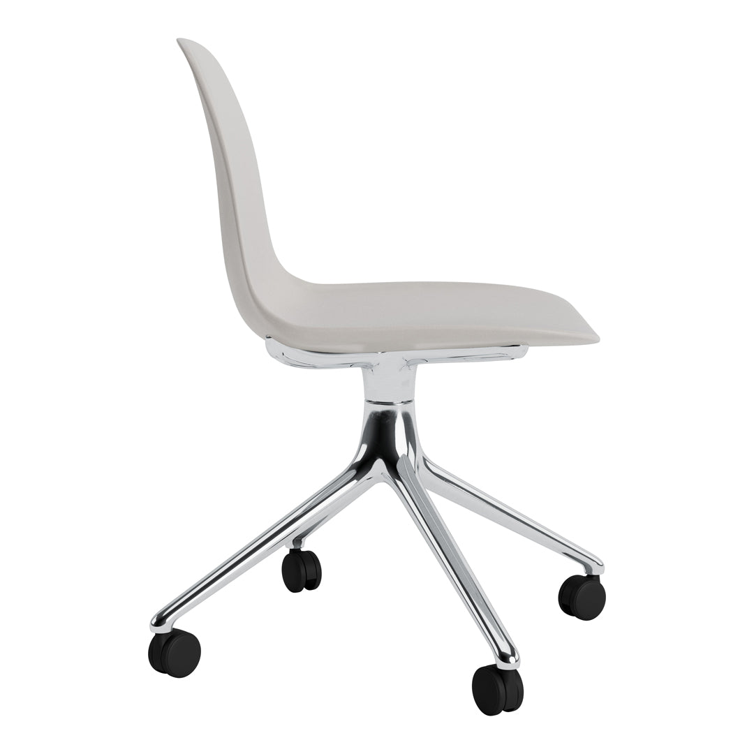 Ergonomic Form Chair with 4-Wheel Swivel Base - Adjustable Office Chair for Home & Work - Perfect for Desk Work, Gaming, and Study Sessions