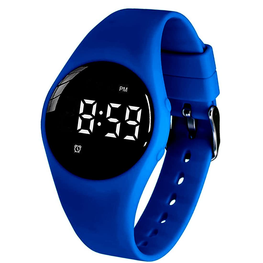 Vibrating Alarm Watch for Kids & Adults - Water Resistant Potty Training Watch with 15 Daily Alarms, Rechargeable Medical Reminder & Timer - Perfect for Special Needs, Elderly Care & Daily Routines (Royal Blue)