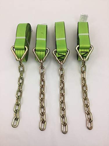 Heavy Duty 18' 8-Point Tie Down Strap Kit with 12