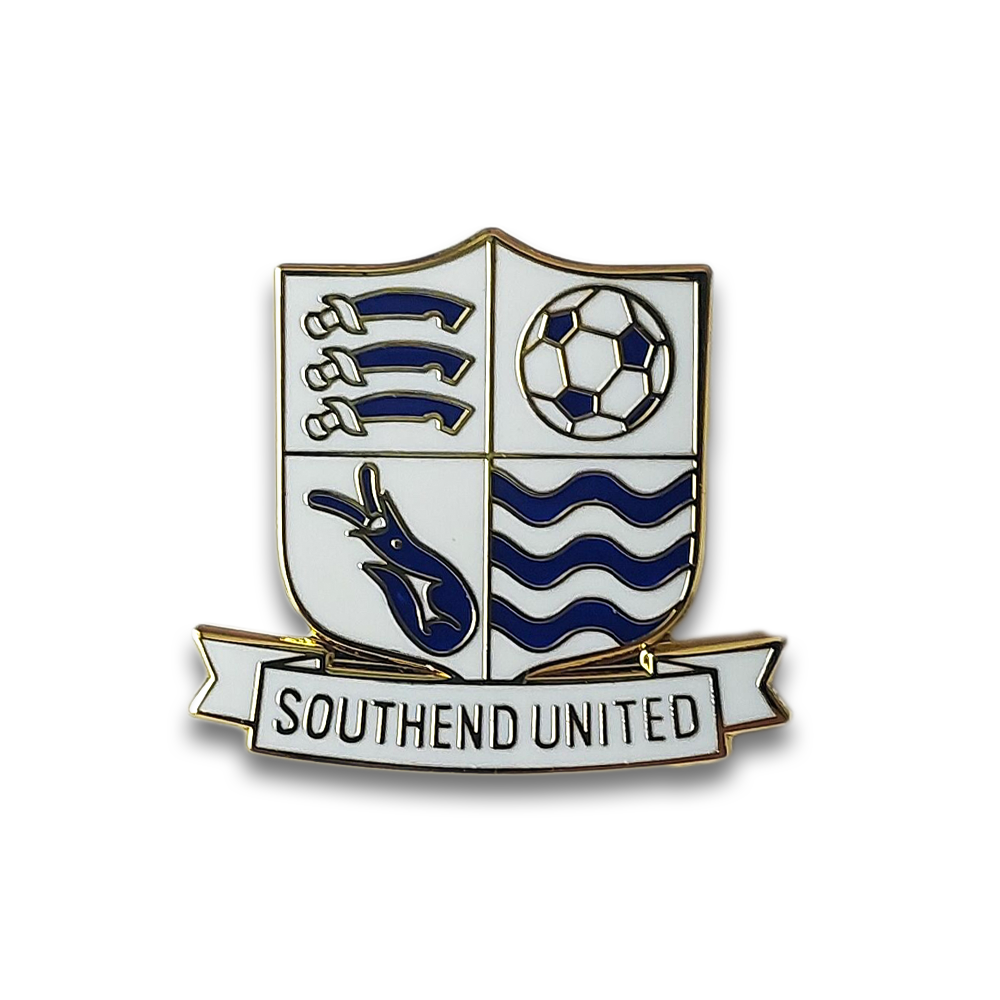 Southend United FC Enamel Pin Badge - Official Football Club Collectible for Fans, Gifts & Memorabilia - Perfect for Jackets, Hats, Bags & Scarf Display