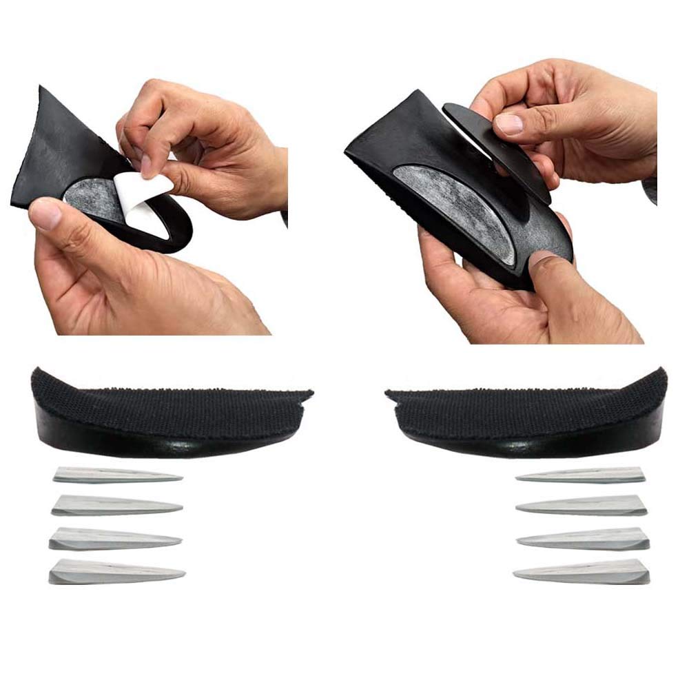 Pronation & Supination Heel Wedges for Knock Knees & Bow Legs - Adjustable Cleat Wedges for Men - Improve Posture & Alignment for Running, Walking & Sports