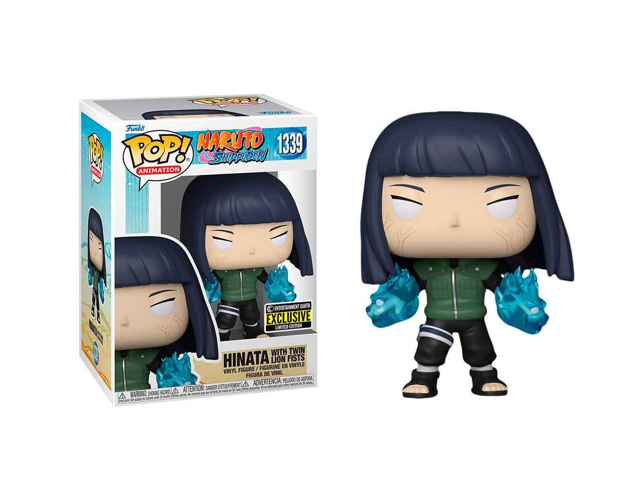 Funko Pop Animation: Naruto Shippuden Hinata with Twin Lion Fists Collectible Vinyl Figure - Perfect for Anime Fans, Gift for Naruto Lovers, Home & Office Decor
