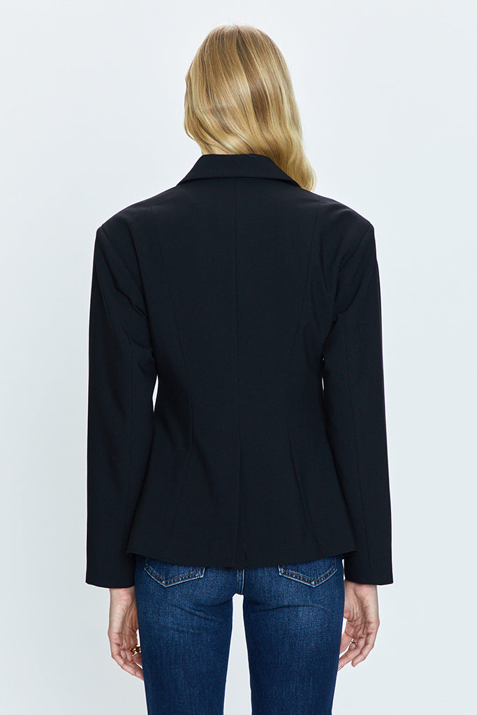 Stylish Stassi Blazer Pistol in Black - Women's Fashion Blazer for Office, Party & Special Occasions