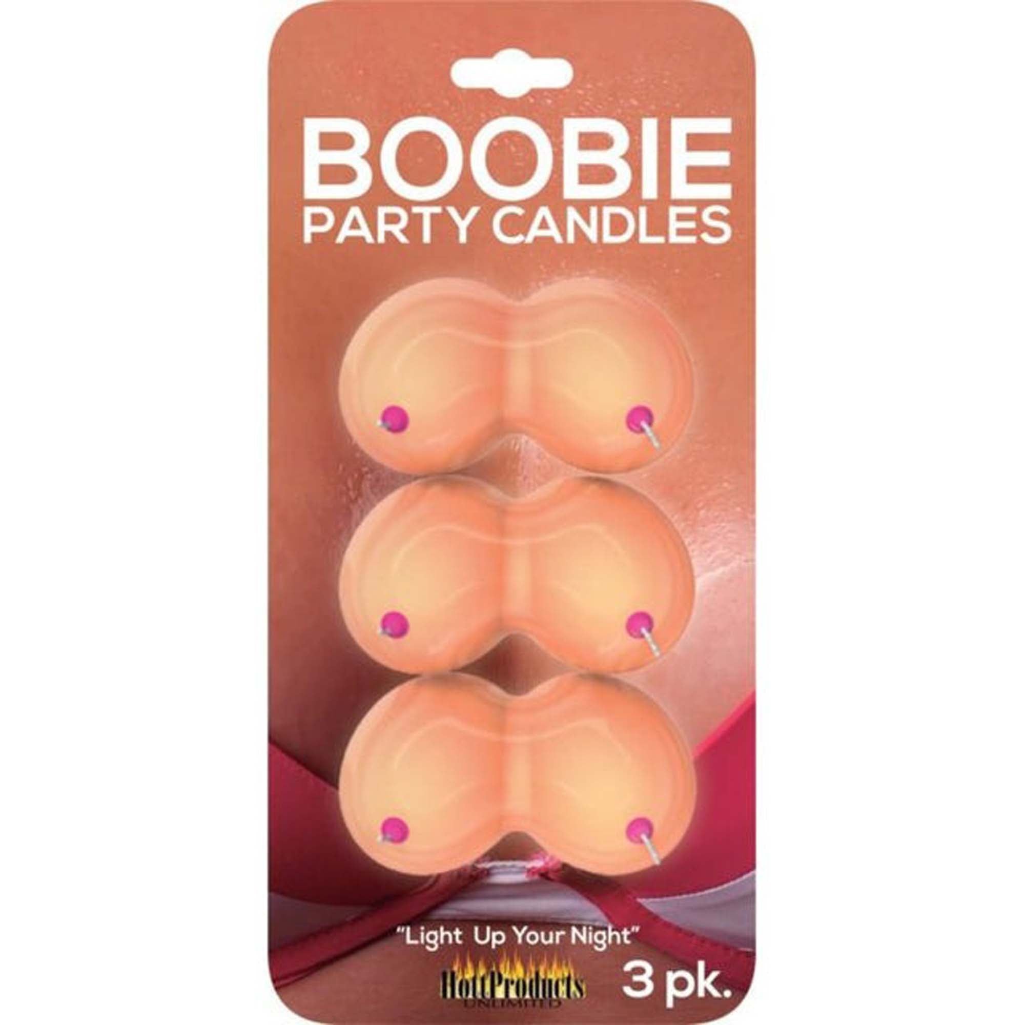 Bachelorette Party Bobbie Candles - Set of 3 | Fun & Flirty Birthday Candles for Girls Night, Bridal Showers & Bachelorette Celebrations