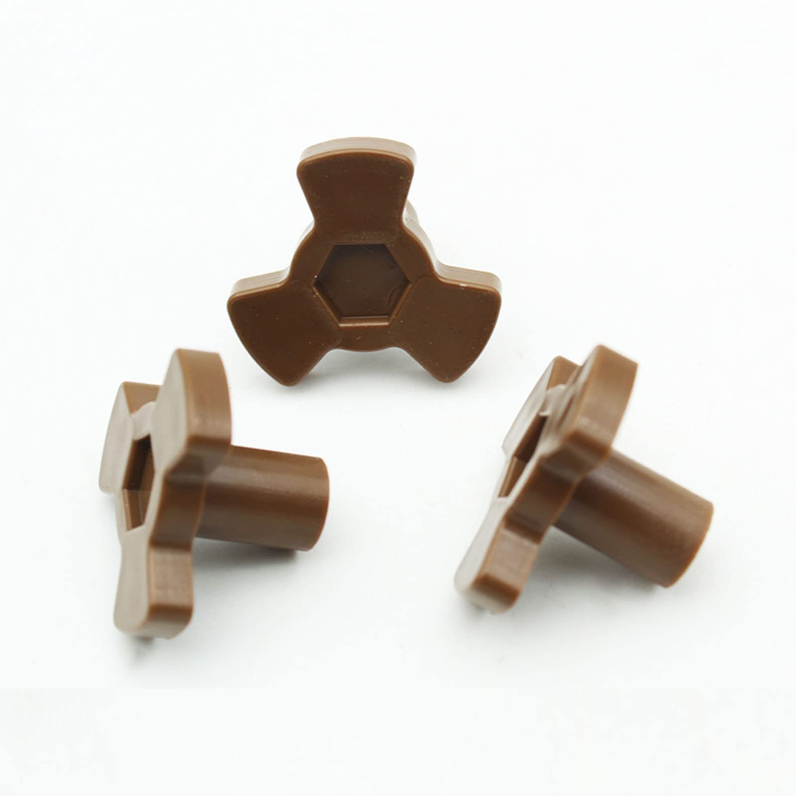 3-Pack Microwave Turntable Coupler Replacement Kit with 2 Roller Guides - Compatible with Most Microwave Ovens - Y-Shaped Drive Coupling for Glass Tray - Perfect for Broken Turntable Repair & Appliance Maintenance