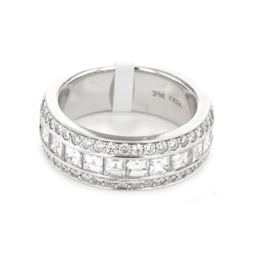 1.97 Carat Diamond Band Ring for Women - Elegant Wedding, Engagement & Anniversary Jewelry Gift - Perfect for Special Occasions & Everyday Wear