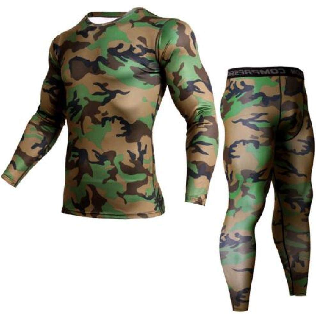 Men's Thermal Underwear Set - Compression Base Layer for Workout & Sports - Long Johns for Cold Weather - Perfect for Running, Skiing, Hiking & Winter Activities