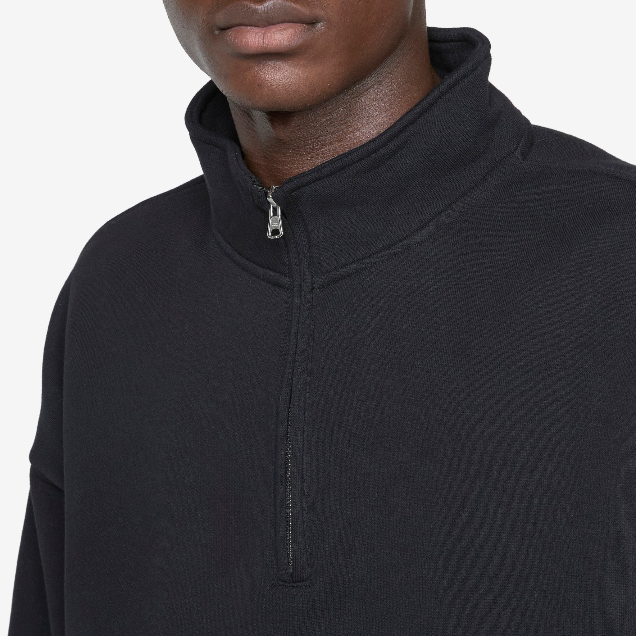 New York Arch Quarter Zip Pullover Sweatshirt - Black | Stylish & Comfortable for Casual Wear, Outdoor Activities & Layering