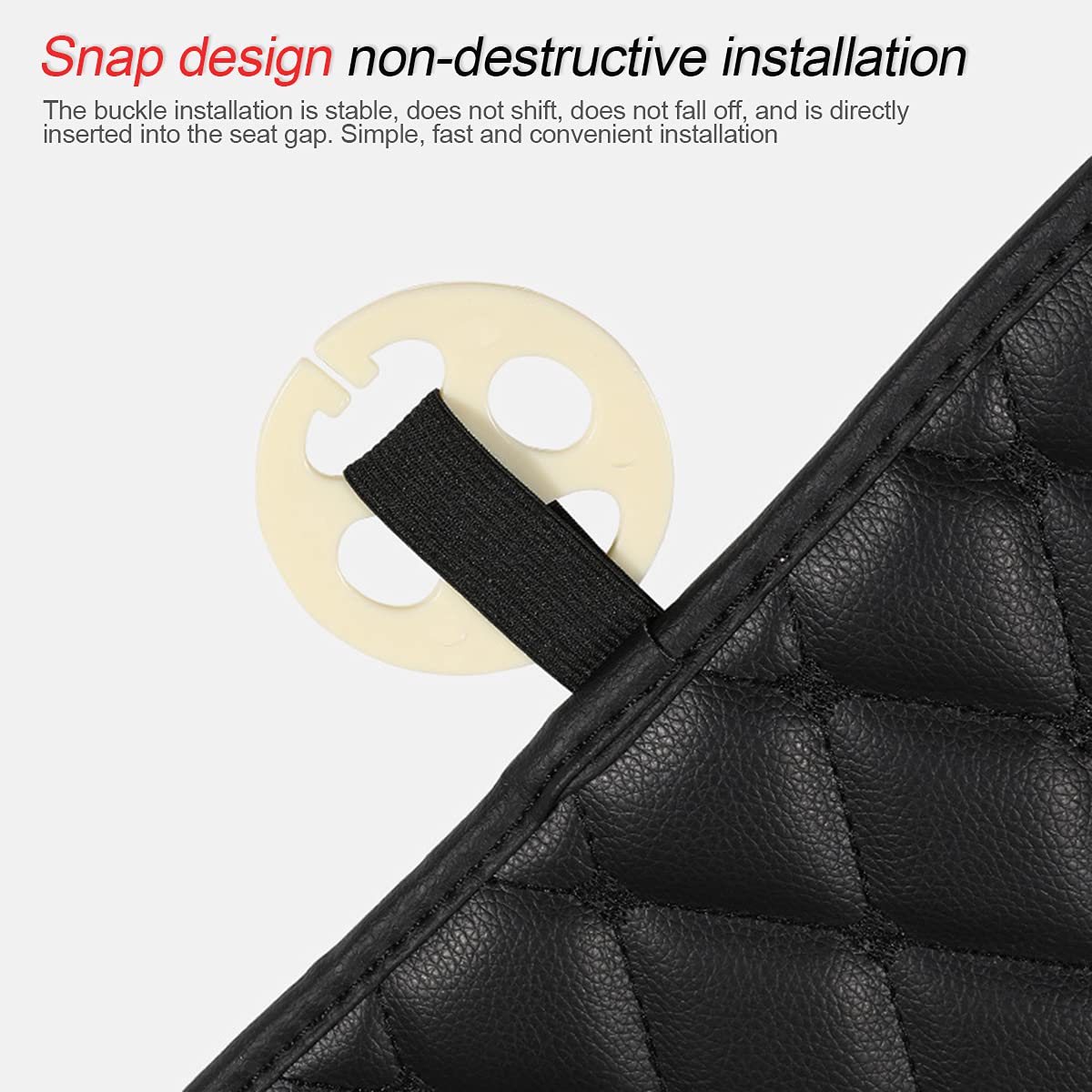 Premium Leather Car Seat Cover - Universal Fit for Cars & SUVs - Comfortable & Durable for Daily Driving