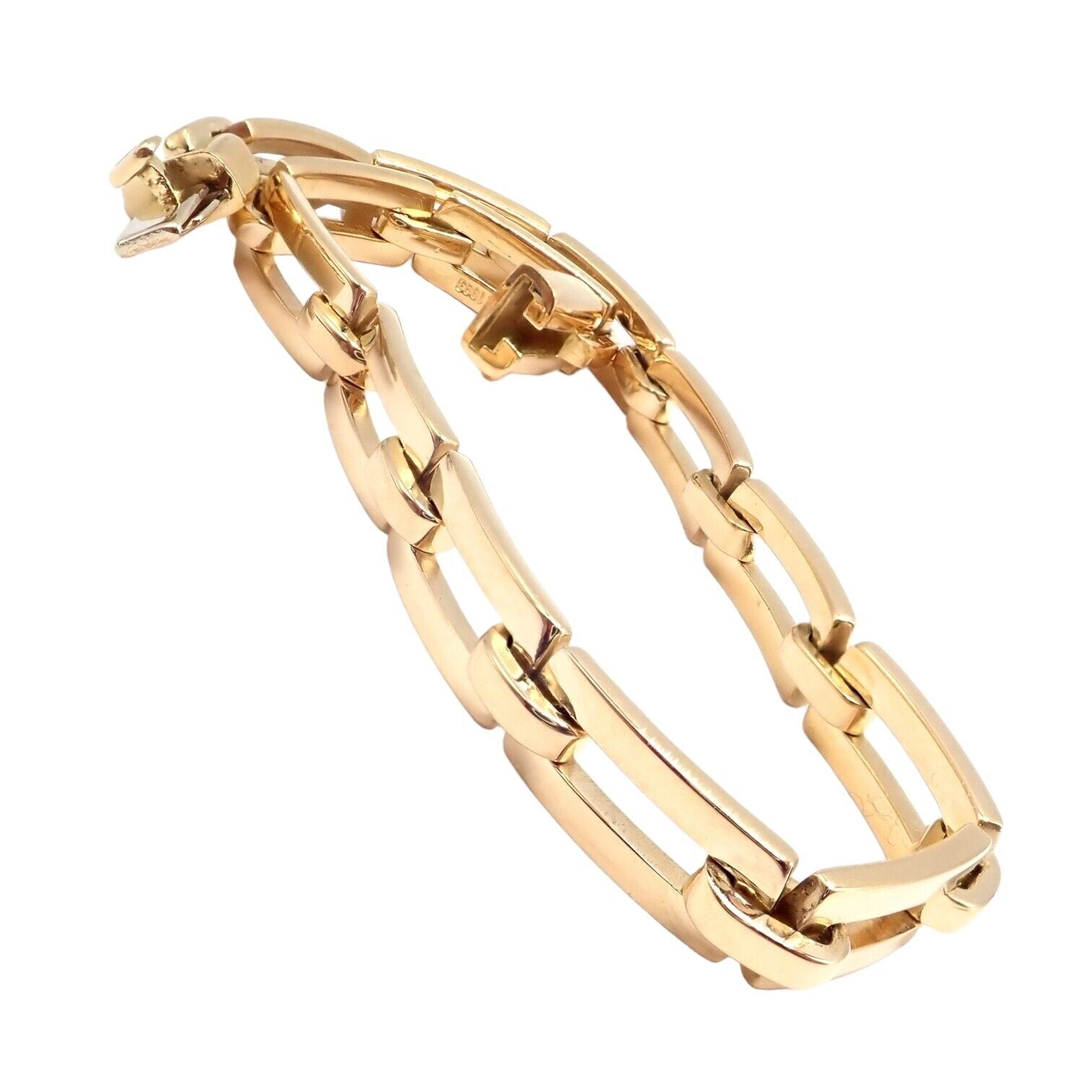 Authentic Cartier Vintage 18K Yellow Gold Link Bracelet 1993 - Luxury Jewelry for Women, Perfect for Parties, Weddings & Special Occasions