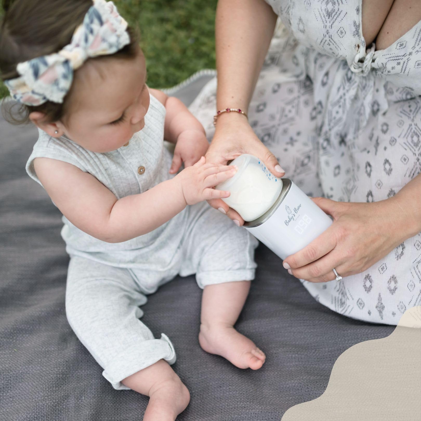 Baby's Brew Portable Bottle Warmer Pro - Leak-Proof Cordless Breastmilk & Formula Warmer with 8-12 Hour Battery Life - Perfect for Travel, On-the-Go Parents, Baby Showers & Everyday Use (Warmer Only)