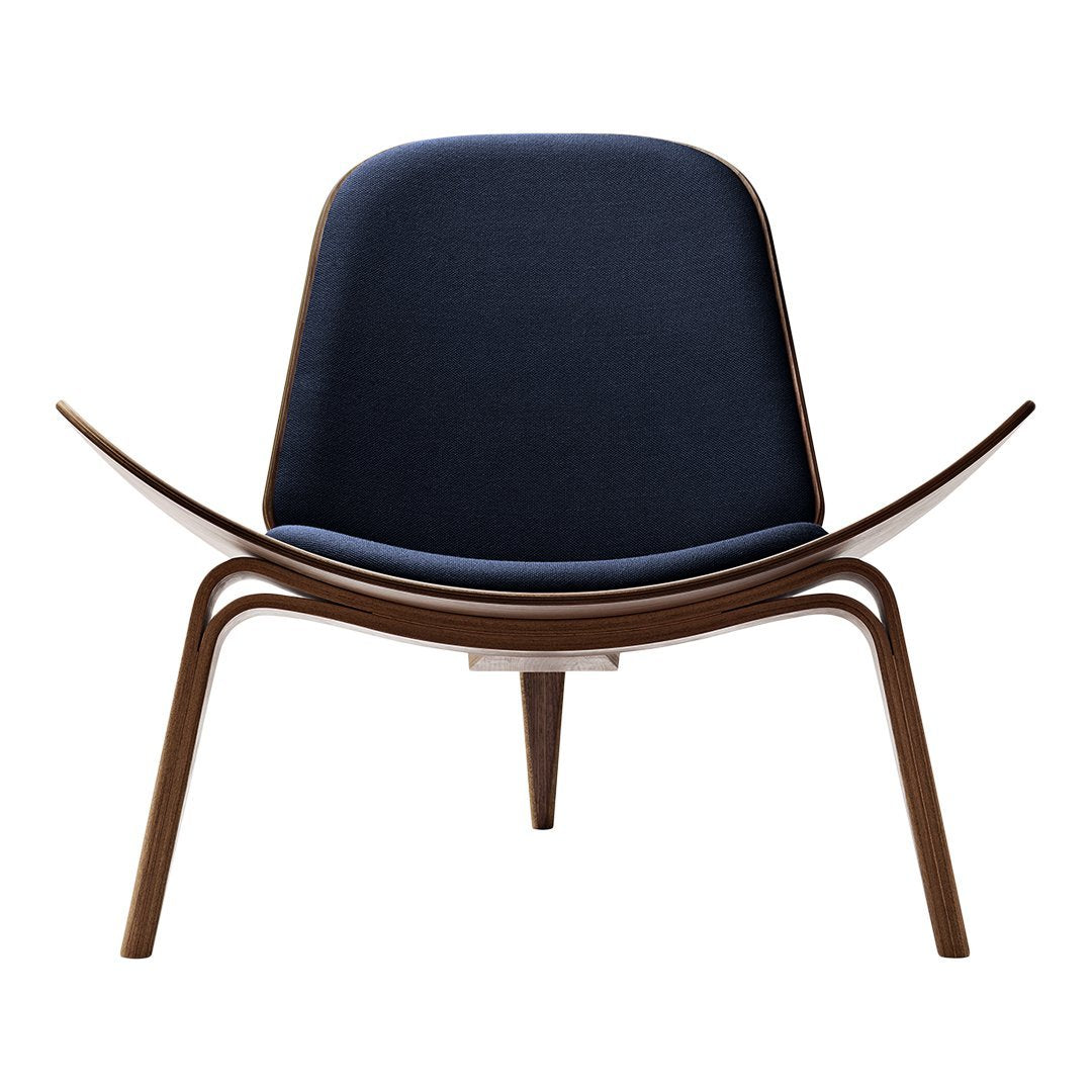 CH07 Shell Chair - Modern Plastic Armchair for Indoor & Outdoor Use - Perfect for Living Room, Patio, and Office Spaces