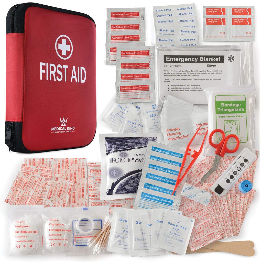 Medical King 360-Piece First Aid Kit – Comprehensive All-Purpose Emergency Supplies for Home, Work & Camping | Essential Safety Gear for Families, Offices & Outdoor Adventures
