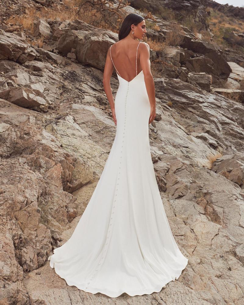 Calla Blanche La Perle LP2427 Hilaria Wedding Gown – Elegant Lace Bridal Dress for Church, Ballroom & Outdoor Ceremonies