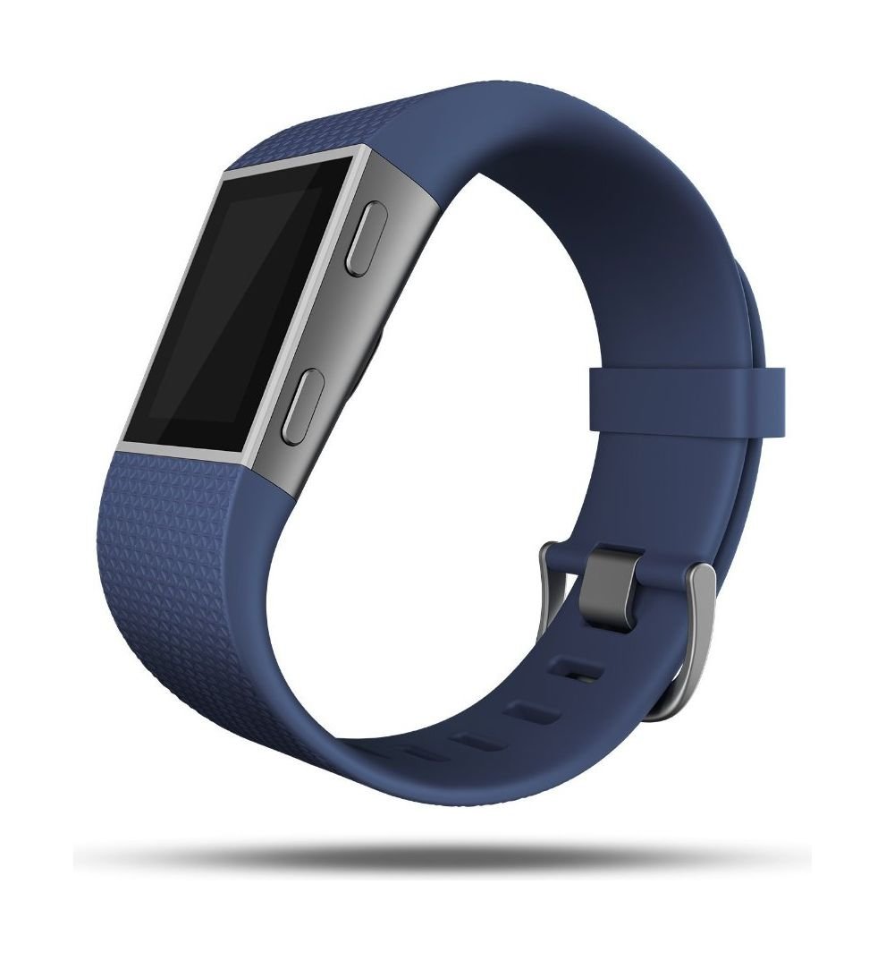 Fitbit Surge Smart Fitness Watch - Wireless Activity Tracker with Heart Rate Monitor, GPS, Sleep Tracking - Blue, Small (5.5-6.3