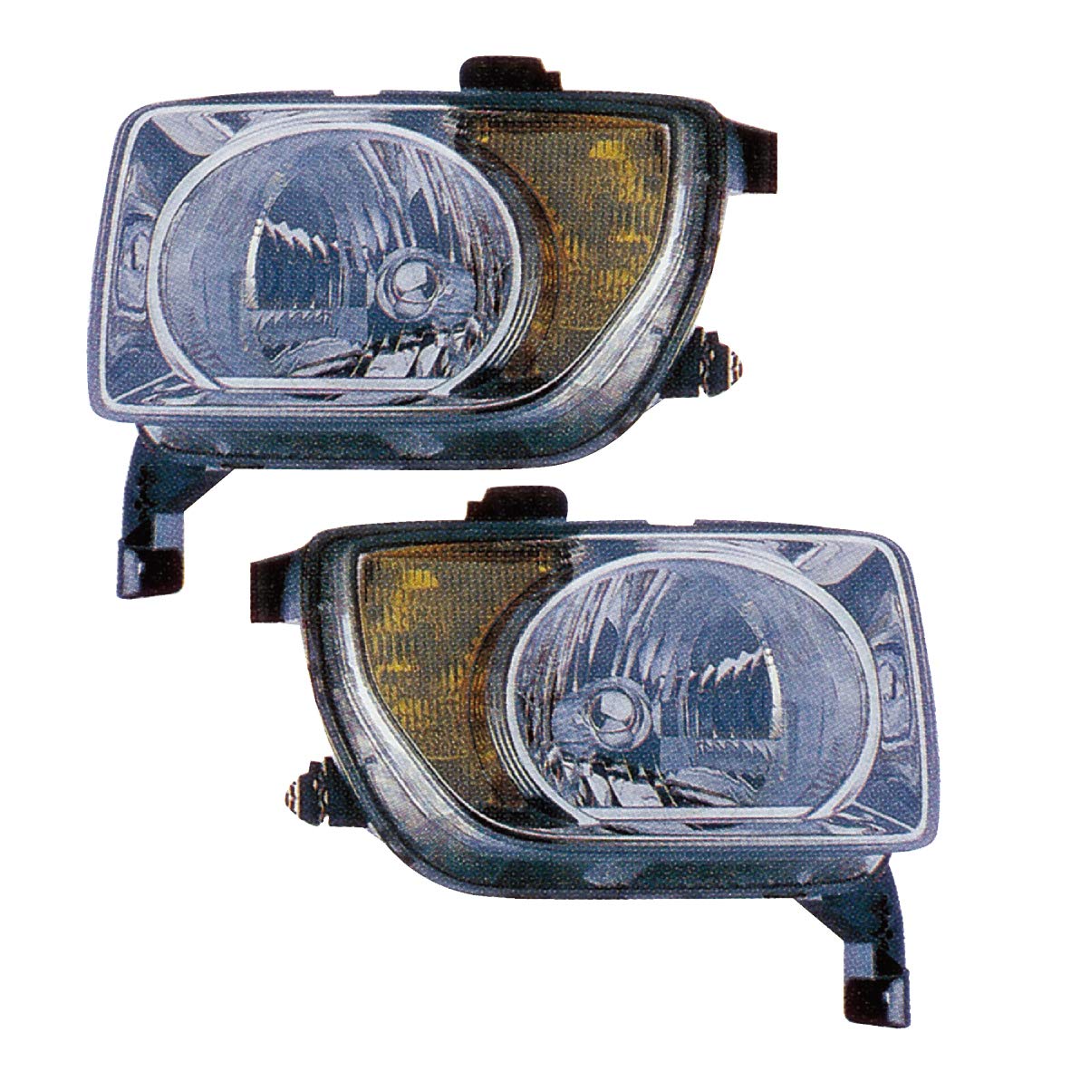 07-08 Honda Element EX/LX Replacement Headlights Pair - Left Driver & Right Passenger Side Front Lamps - Perfect for Night Driving & Off-Road Adventures