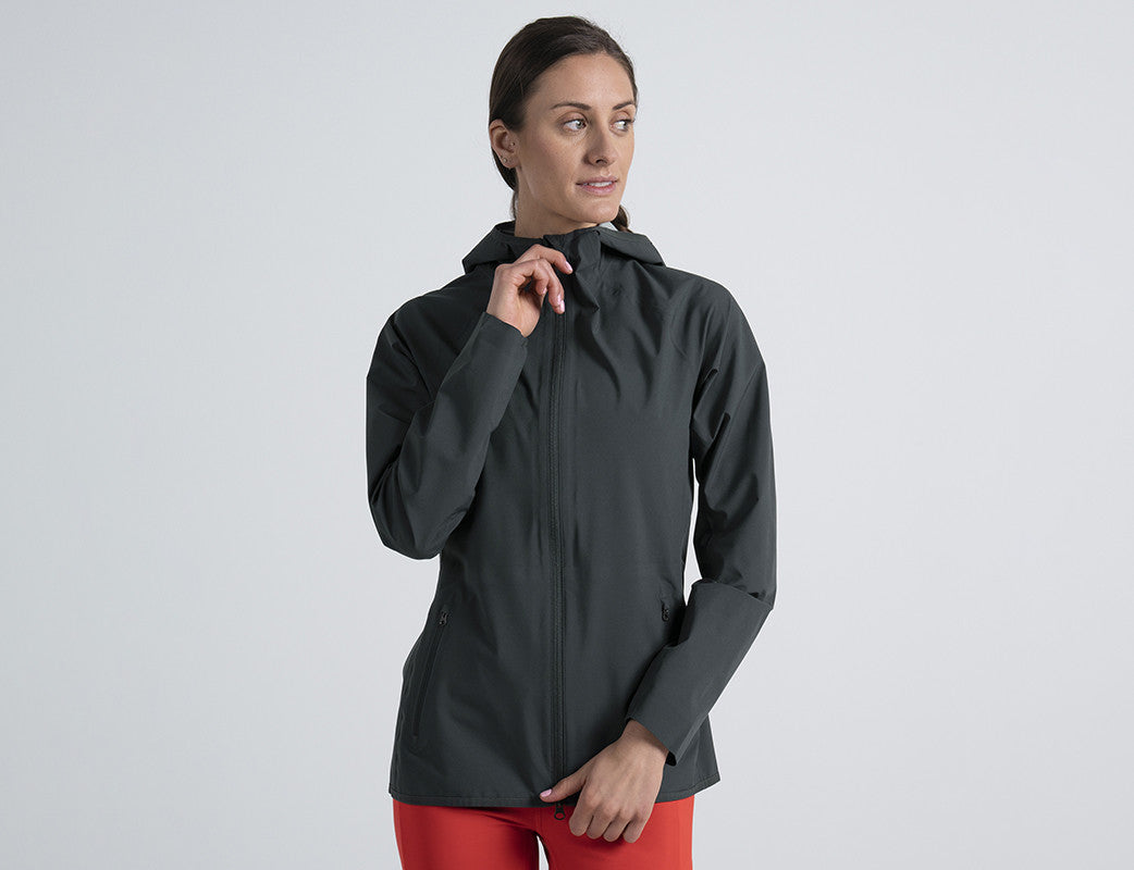 Waterproof Running Jacket for Women - Lightweight Windproof Rain Jacket for Outdoor Jogging, Hiking & Fitness Activities