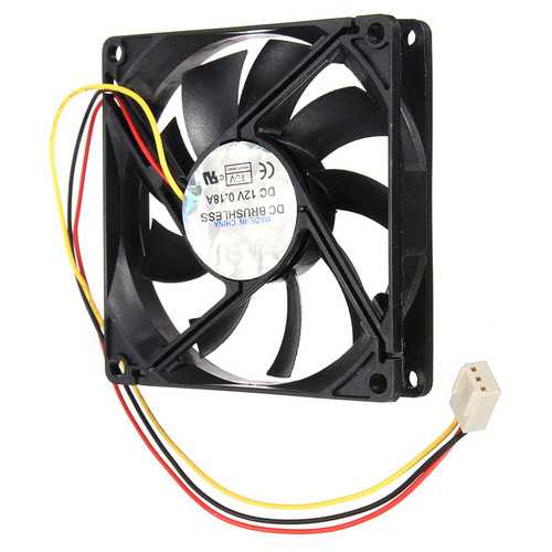 40x40x10mm 3-Pin DC 12V Computer Case Cooling Fan - High Performance CPU Cooler for PC Gaming, Workstation & Server Cooling