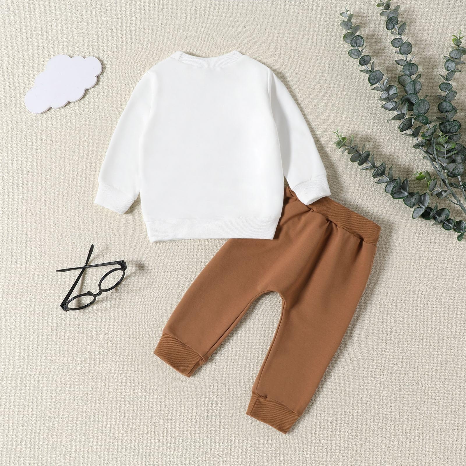 Baby Girl Fall Clothes Set - Warm Floral Long Sleeve Top & Pants Outfit for Boys & Girls | Cute Autumn Toddler Outfits for Playdates & Family Photos