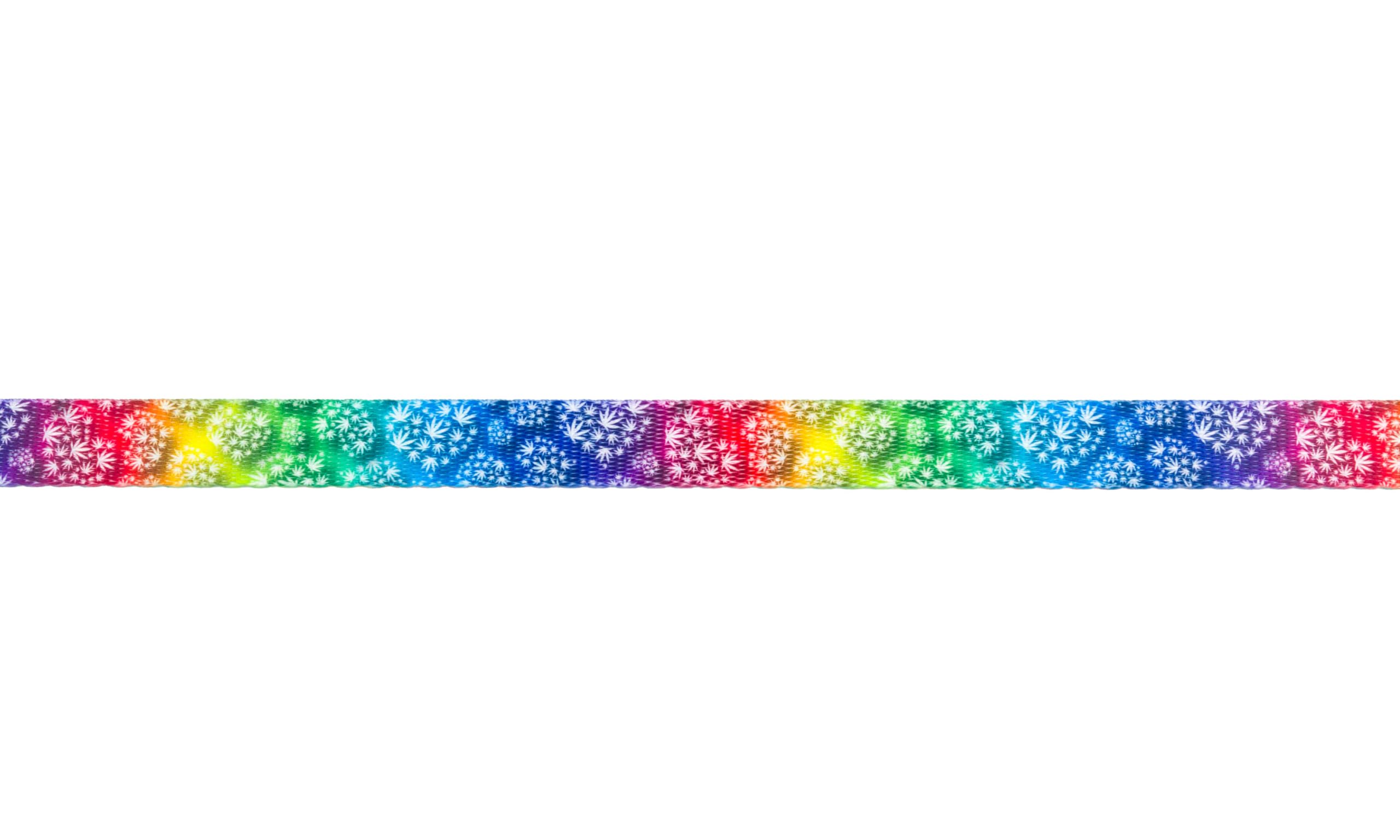 Country Brook Design - Groovy Ganja Polyester Webbing Strap for Bags, Belts & DIY Crafts - Durable & Stylish for Hippie Fashion & Festival Accessories