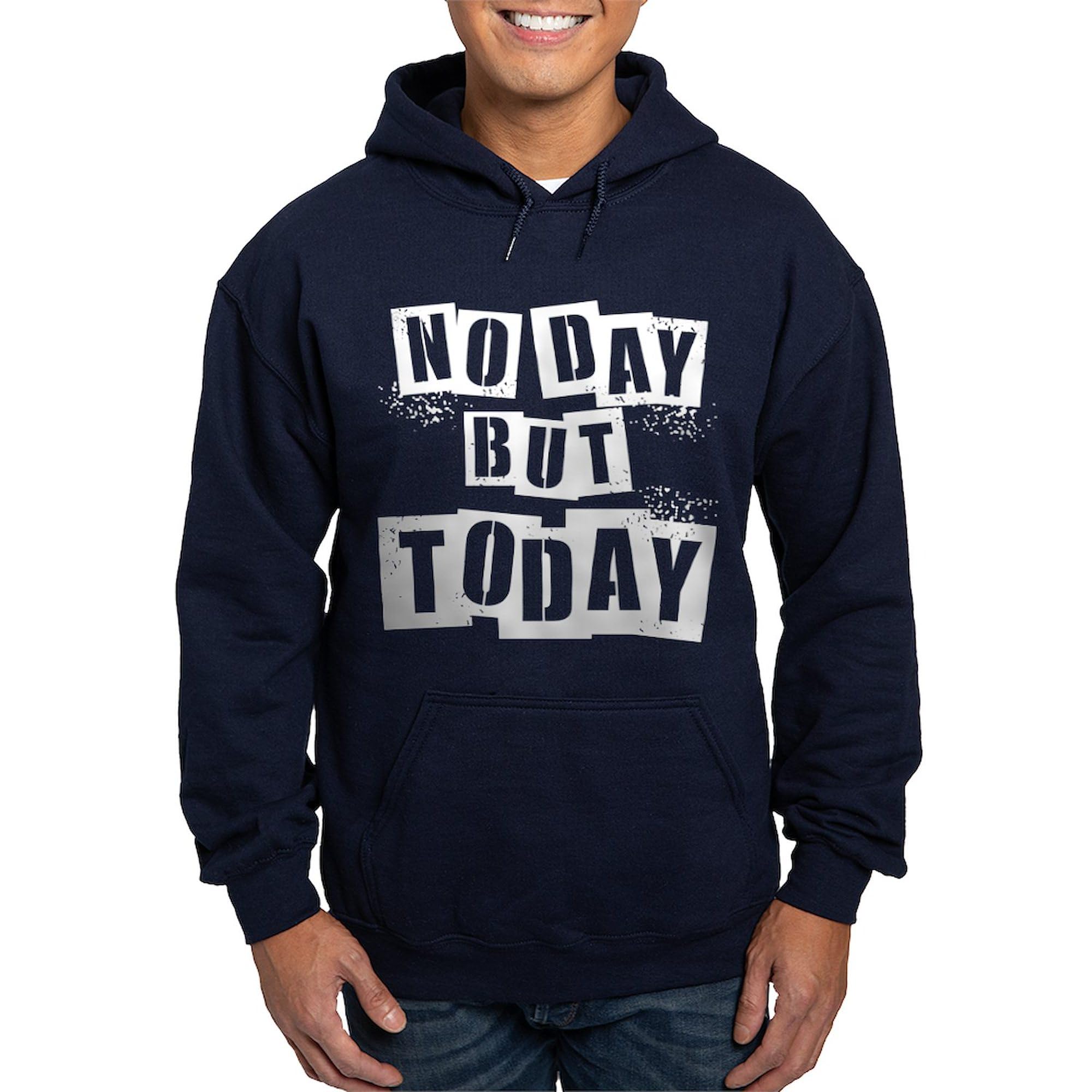 Men's No Day Hoodie - Dark Regular Fit Pullover Sweatshirt | Comfortable & Stylish for Casual Wear, Gym, and Outdoor Activities