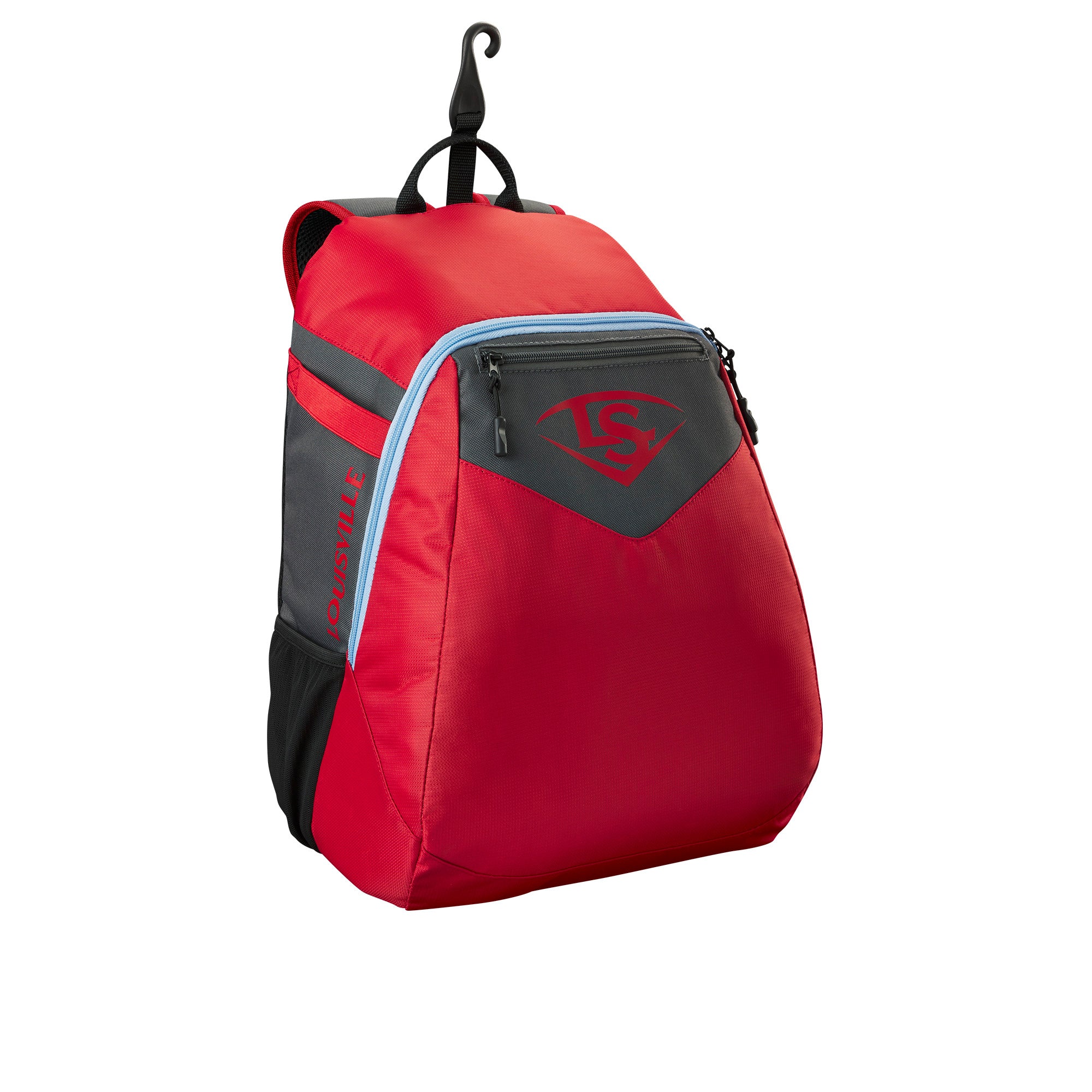 Louisville Slugger Genuine V2 Youth Baseball Backpack - Lightweight Durable Stick Pack for Kids & Teens - Perfect for School, Sports Practice & Travel