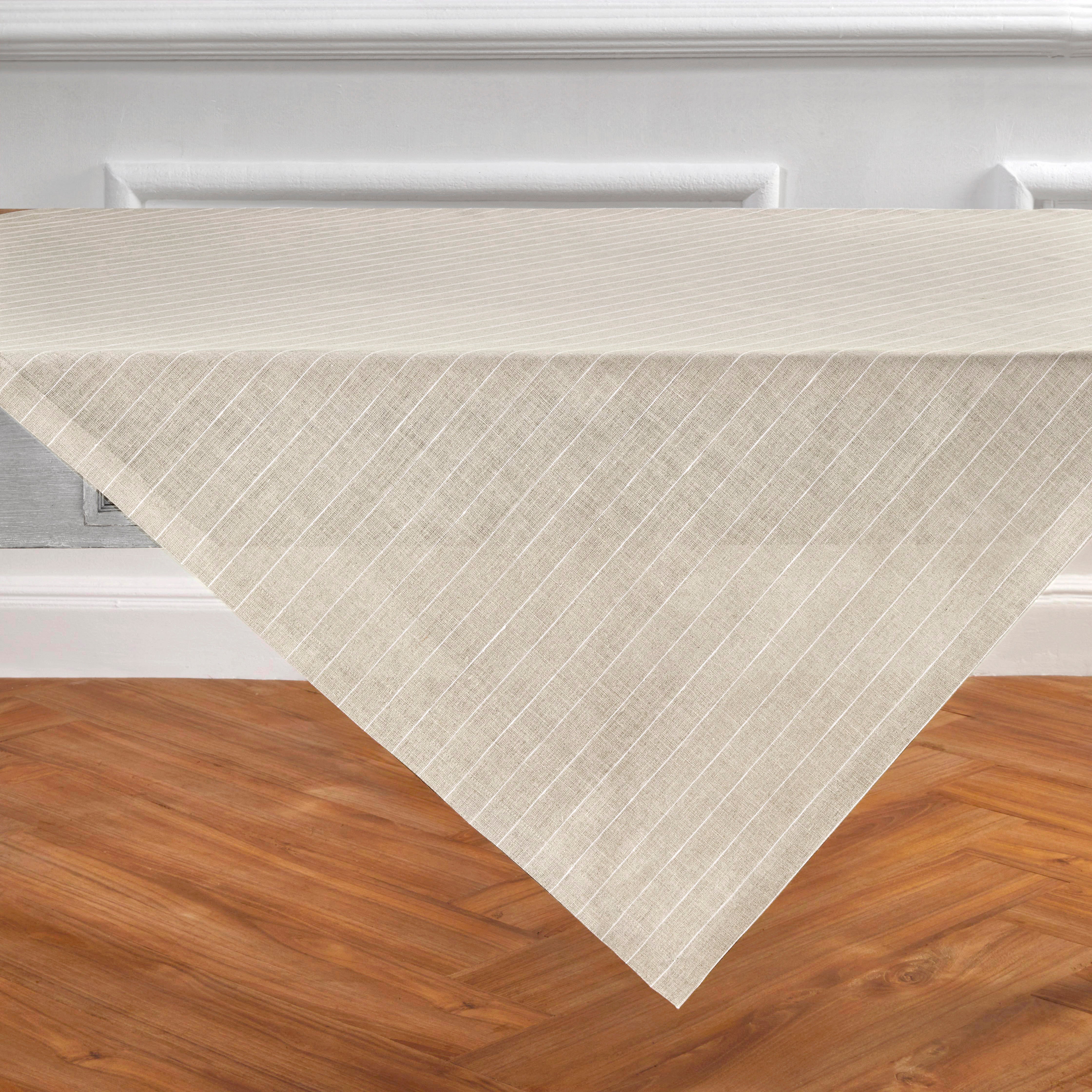 Stylish Pinstripe Table Throw - Elegant Dining & Home Decor for Parties, Weddings & Everyday Use