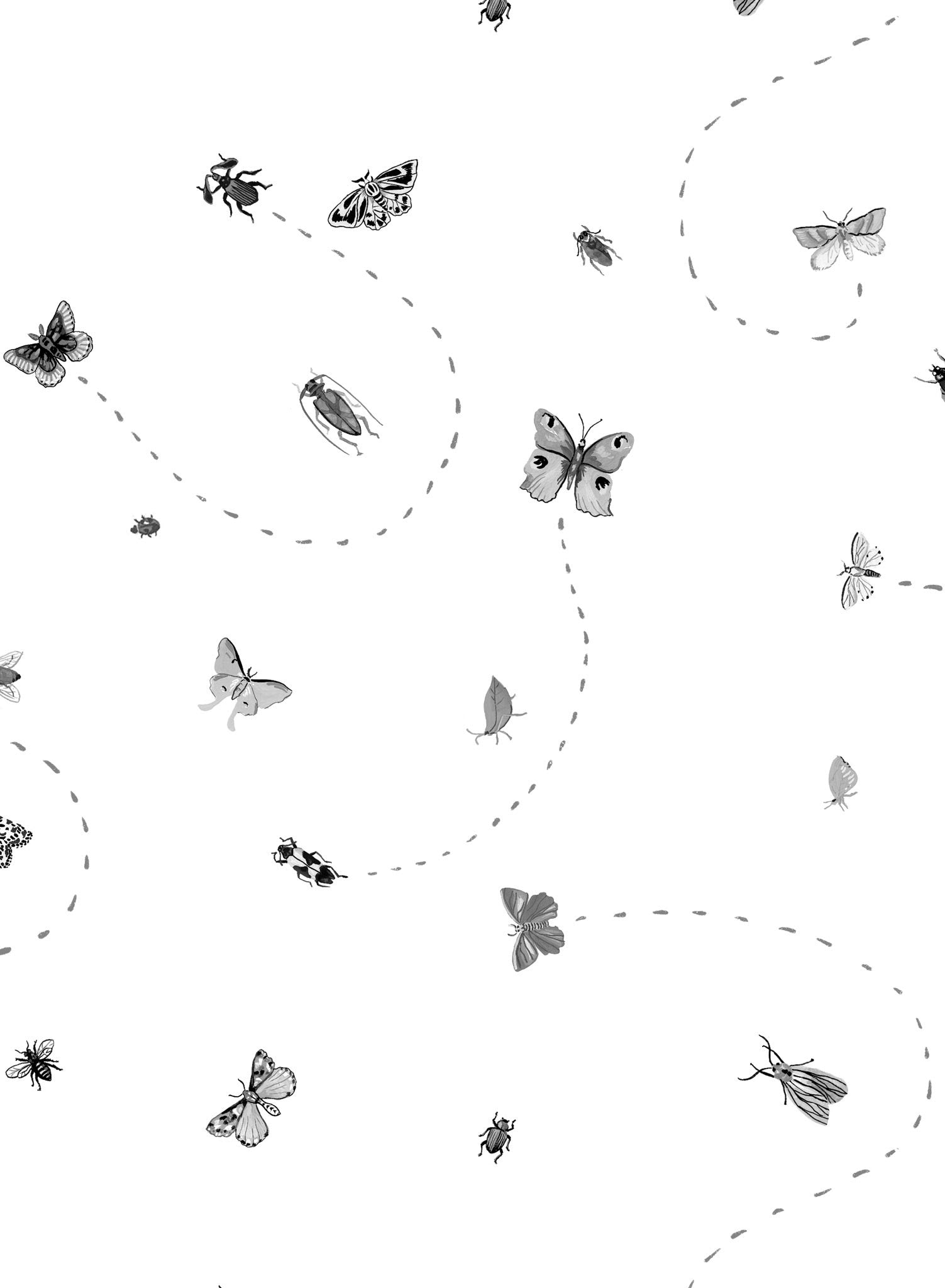Itsy Bitsy Floral Wallpaper - Peel and Stick Removable Wallpaper for Bedroom, Nursery, Living Room - Self-Adhesive Wallpaper for Home Decor & DIY Projects