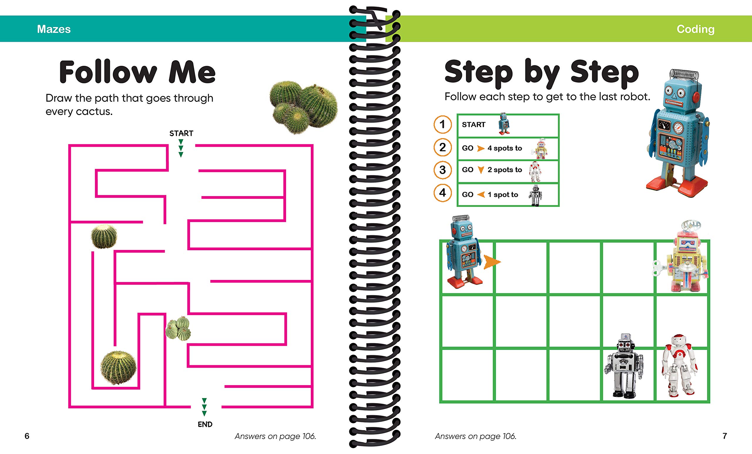 Brain Games STEM Preschool Workbook - Picture Puzzles for Growing Minds | Early Learning Activities for Kids Ages 3-5 | Perfect for Homeschool & Classroom Use