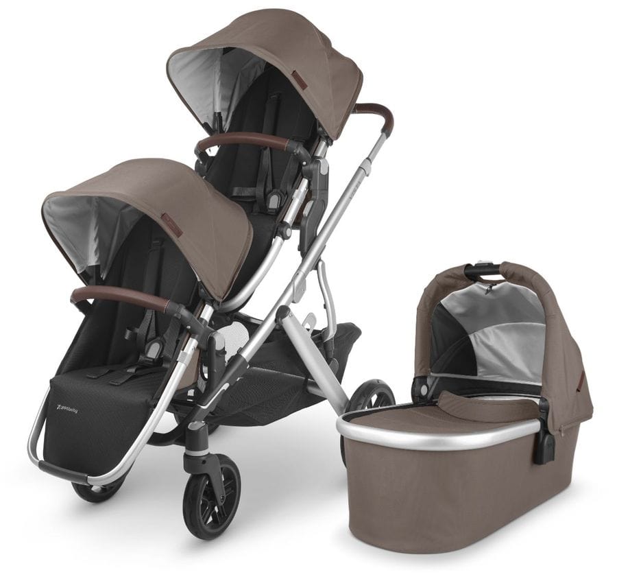 UPPAbaby Vista V2 Double Stroller with RumbleSeat V2 - Lightweight Compact Baby Stroller for Twins or Siblings - Perfect for City Walks, Shopping & Travel