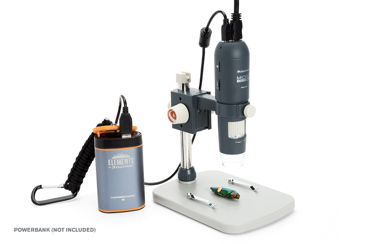 Used MicroDirect 1080P HDMI Handheld Digital Microscope with 8 LED Lights - Portable USB Microscope for Coin Collecting, Jewelry Inspection & PCB Repair - Ideal for Hobbyists, Engineers & Students