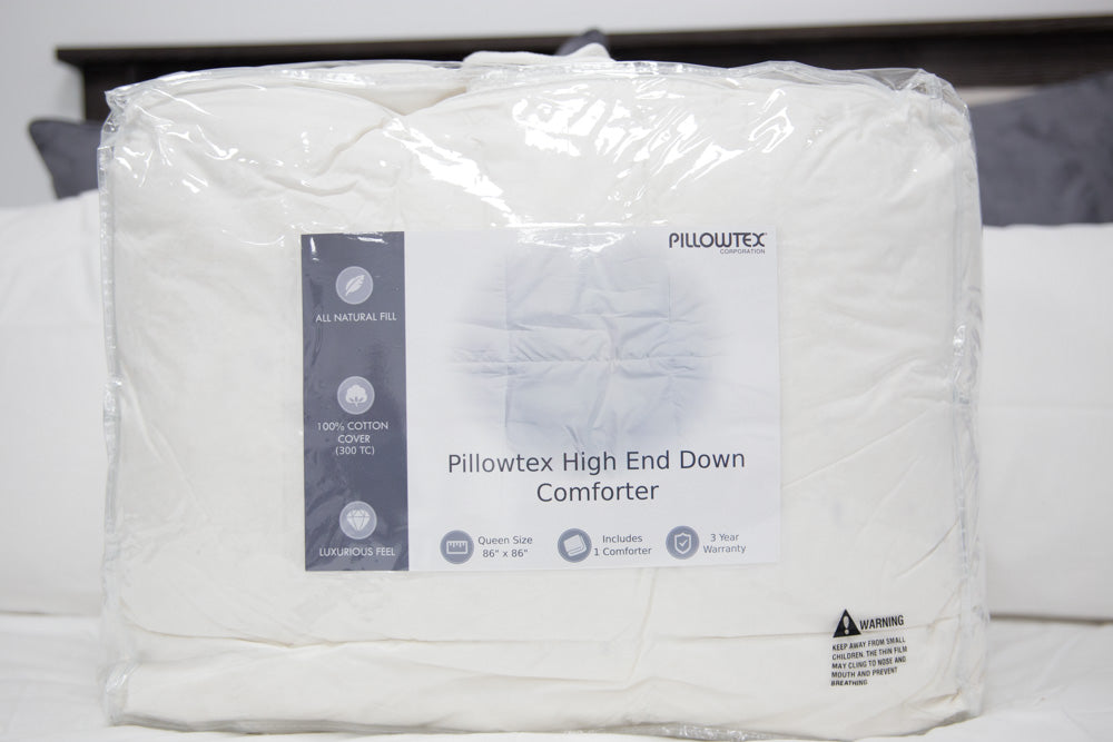 Premium Pillowtex Down Comforter - All-Season Luxury Bedding for Ultimate Comfort & Warmth | Perfect for Master Bedrooms, Guest Rooms & Cozy Winter Nights