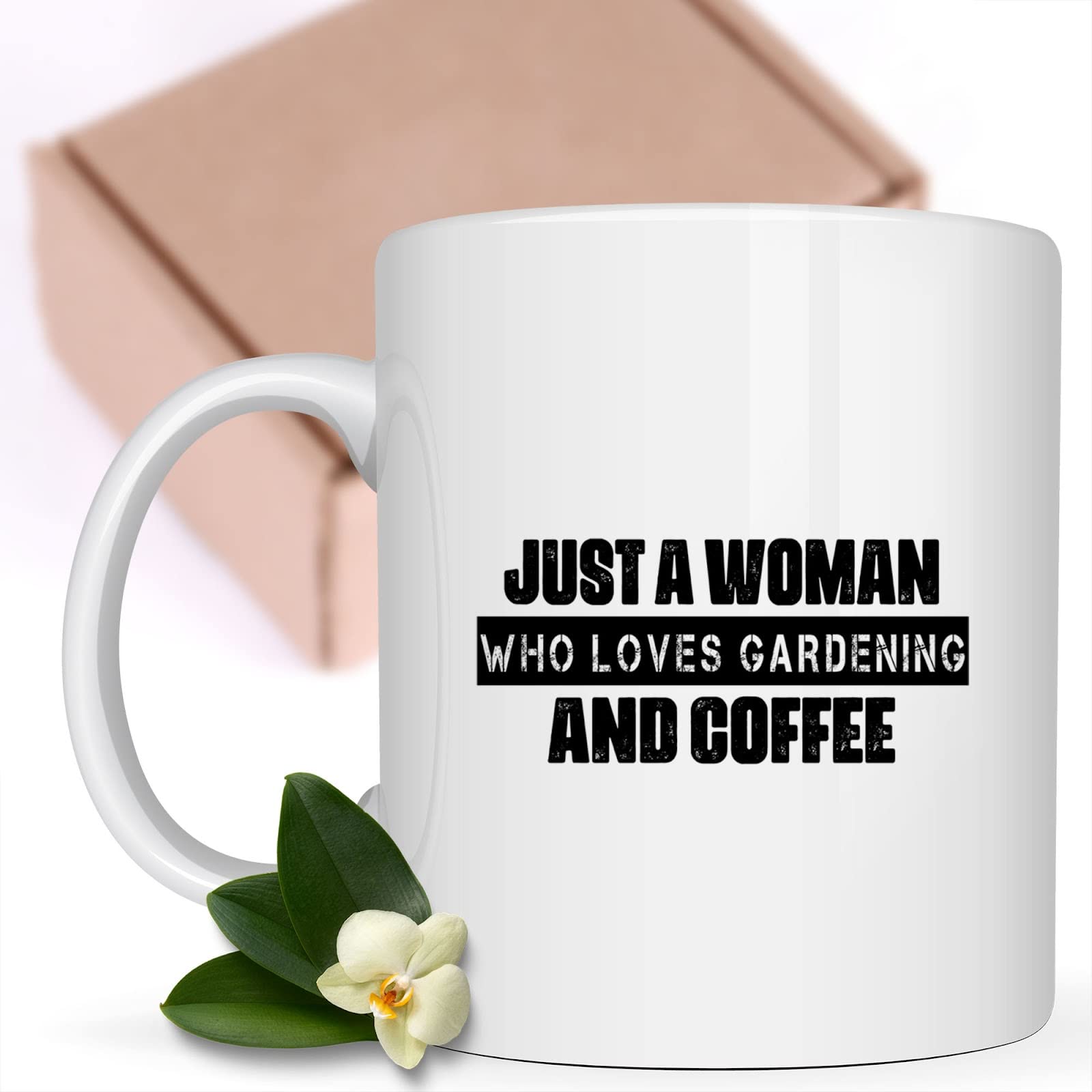 Ceramic Coffee Mug for Gardening Lovers - Perfect Gift for Women Who Love Plants & Coffee - Ideal for Home, Office & Garden Use