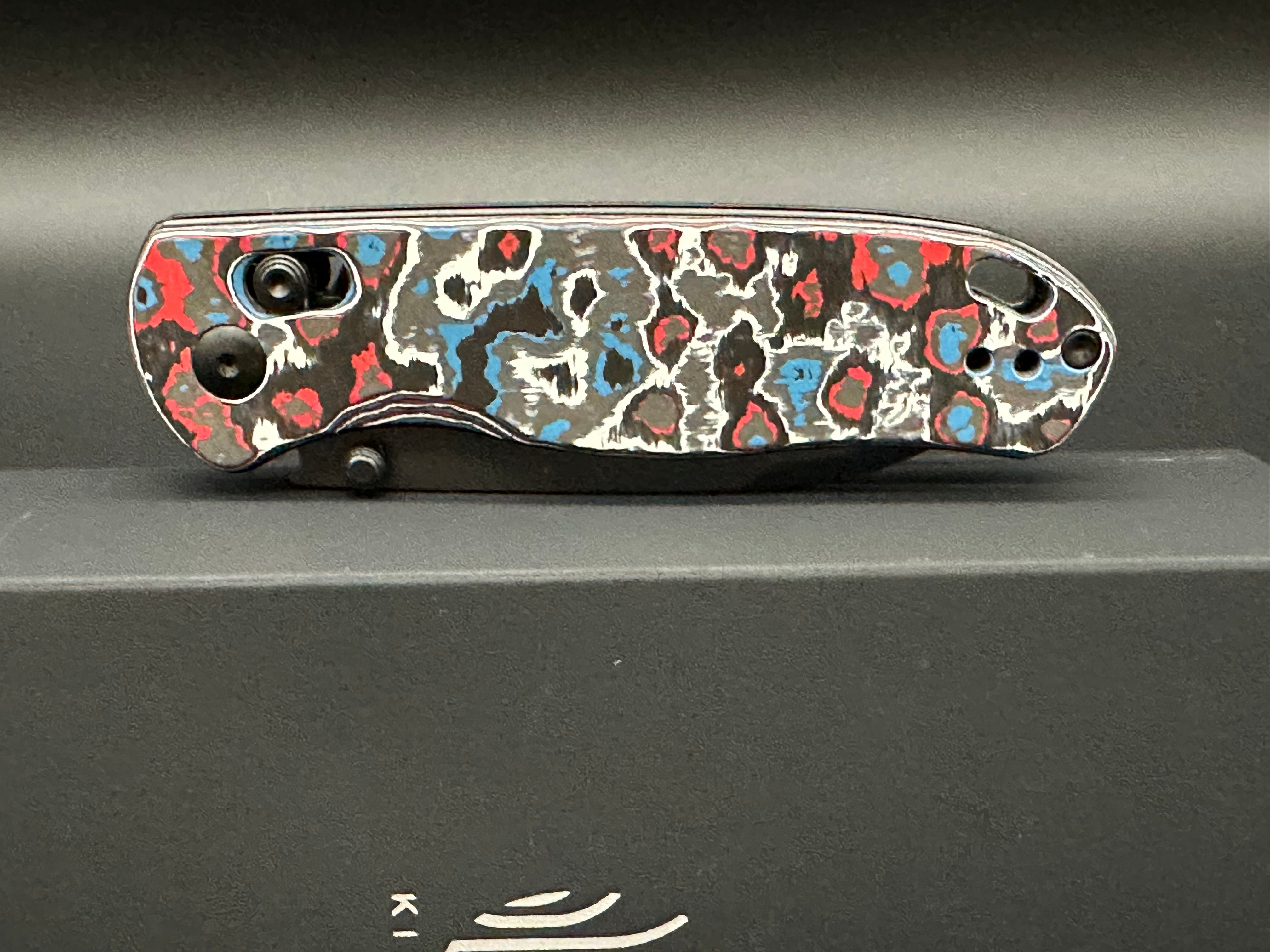 Kizer Drop Bear Pocket Knife - S45VN Stainless Steel Blade, Clutch Lock, Fatcarbon Handle (Ki3619A5) - EDC Folding Knife for Camping, Hiking & Outdoor Adventures