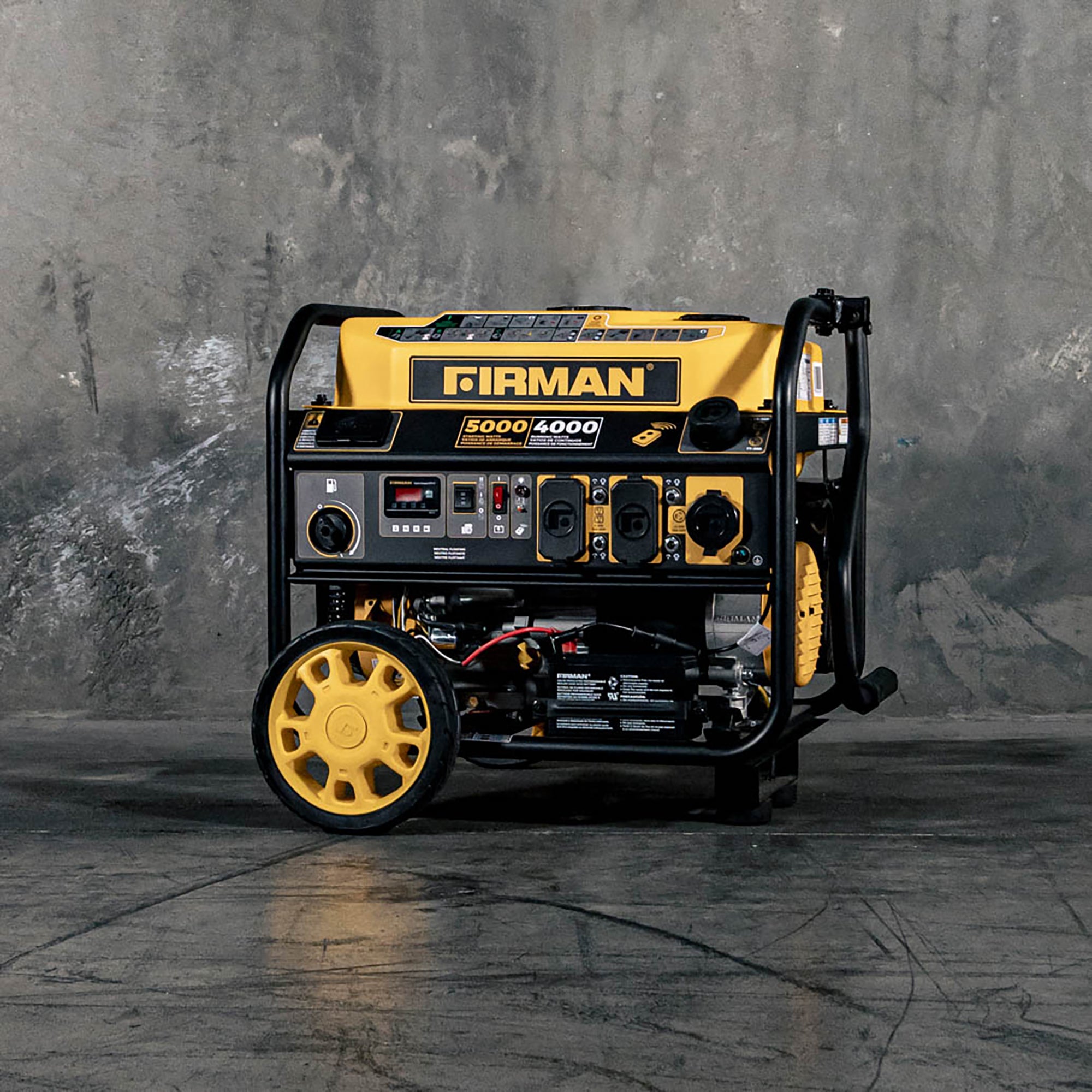 5000W Portable Gas Generator with Remote Start - 120V Quiet Inverter for Camping, RV & Emergency Power Backup