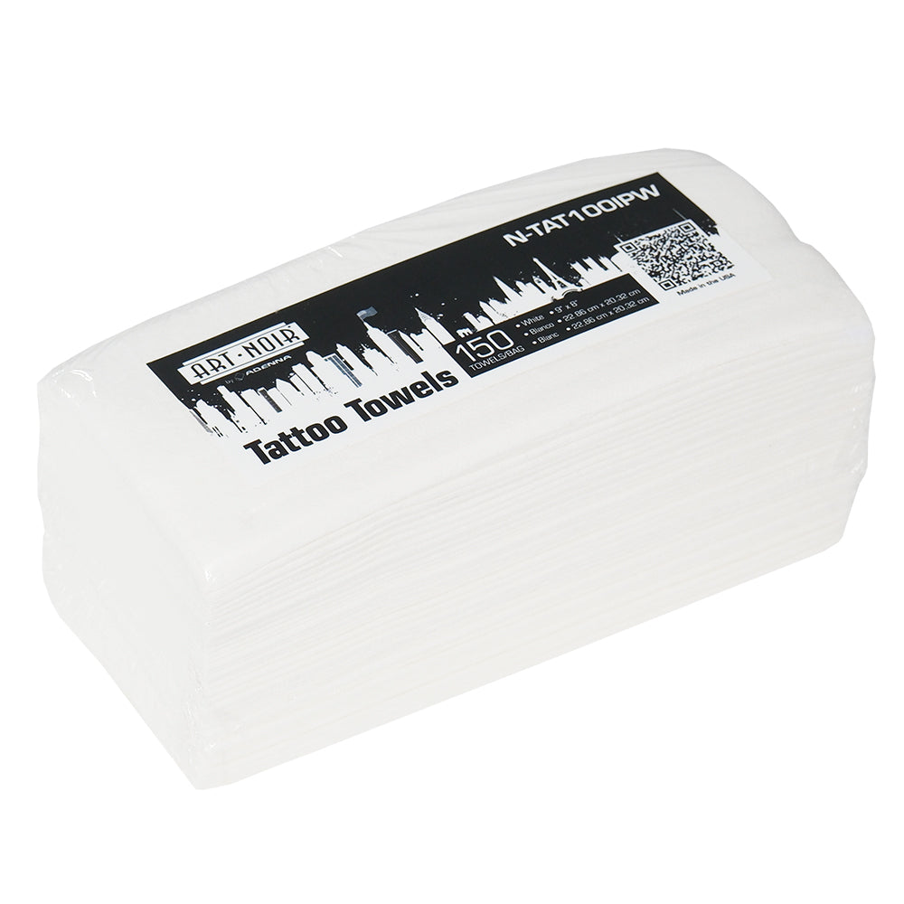 Art Noir Regular Tattoo Towels - Professional Ink Absorbent Tattoo Aftercare Towels for Artists & Clients - Perfect for Tattoo Shops, Aftercare & Healing Process