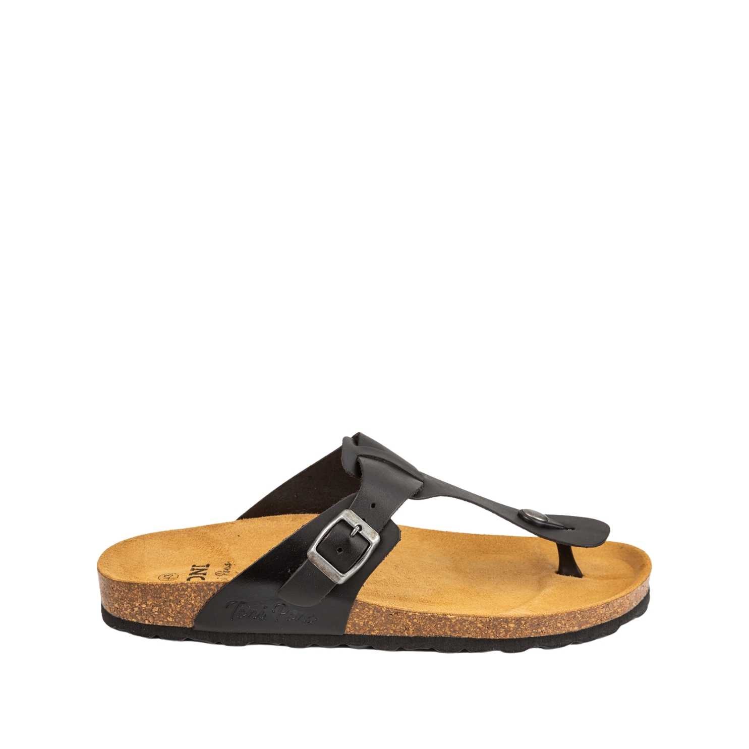 Men's Plain Leather Open Toe Slippers - Comfortable & Breathable House Shoes for Indoor/Outdoor Wear - Perfect for Relaxing at Home, Lounging or Backyard Use