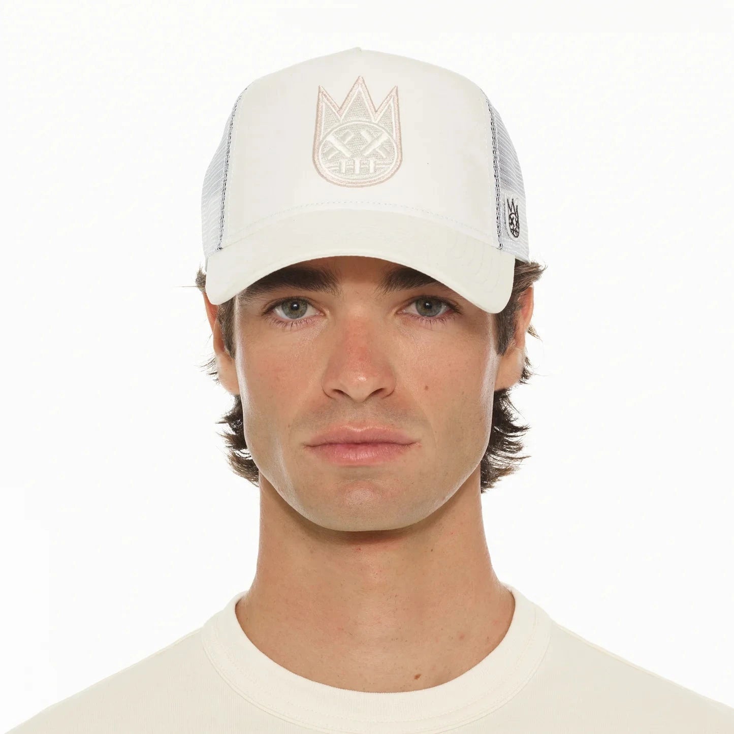 CULT OF INDIVIDUALITY Clean Logo Mesh Back Trucker Hat - Stylish Adjustable Baseball Cap for Men & Women - Perfect for Outdoor Sports, Casual Wear and Street Fashion
