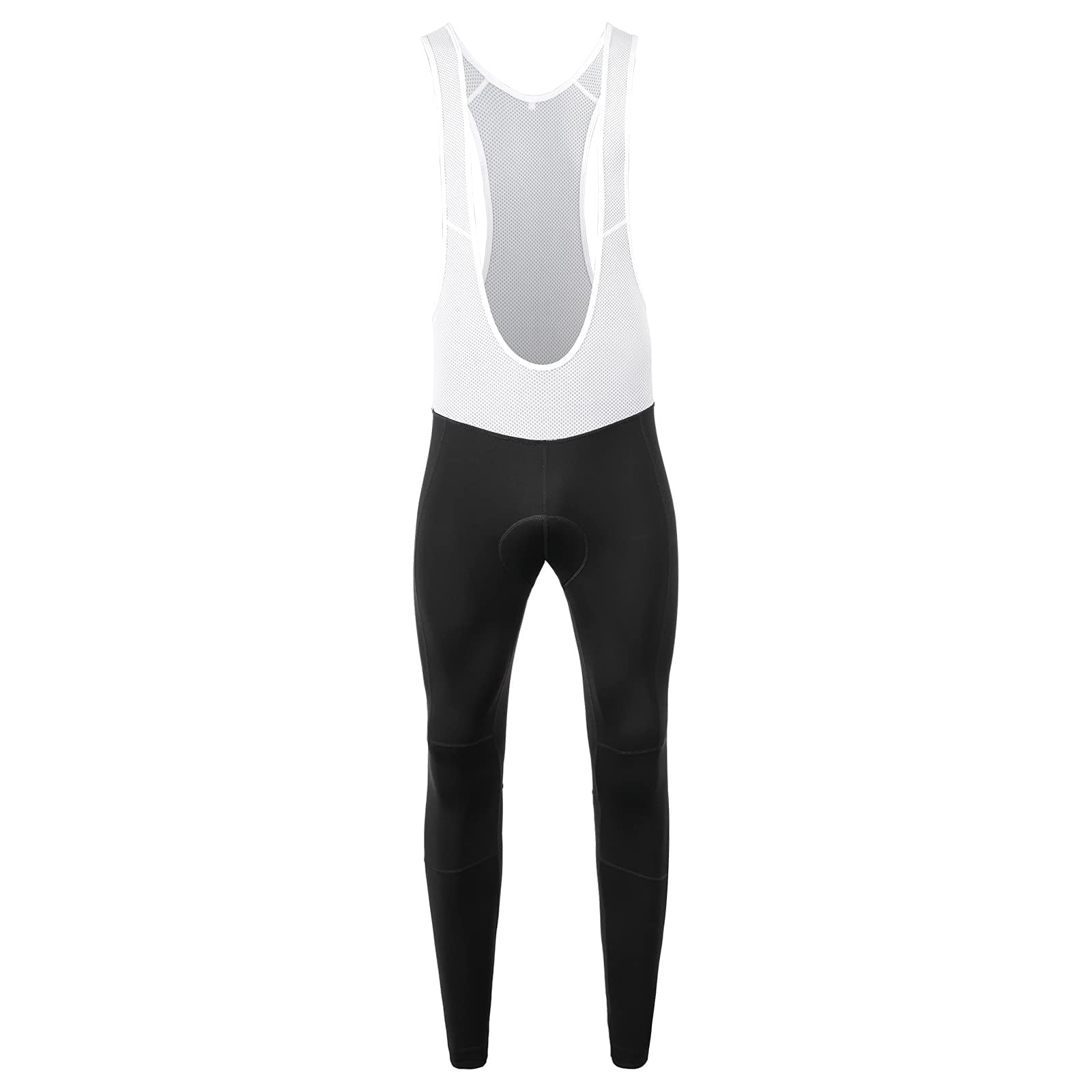 Men's Thermal Cycling Bib Tights - Winter Bike Pants with 4D Padded Chamois, Comfortable & Breathable Cold Weather Bicycle Pants for Road Cycling & Indoor Training