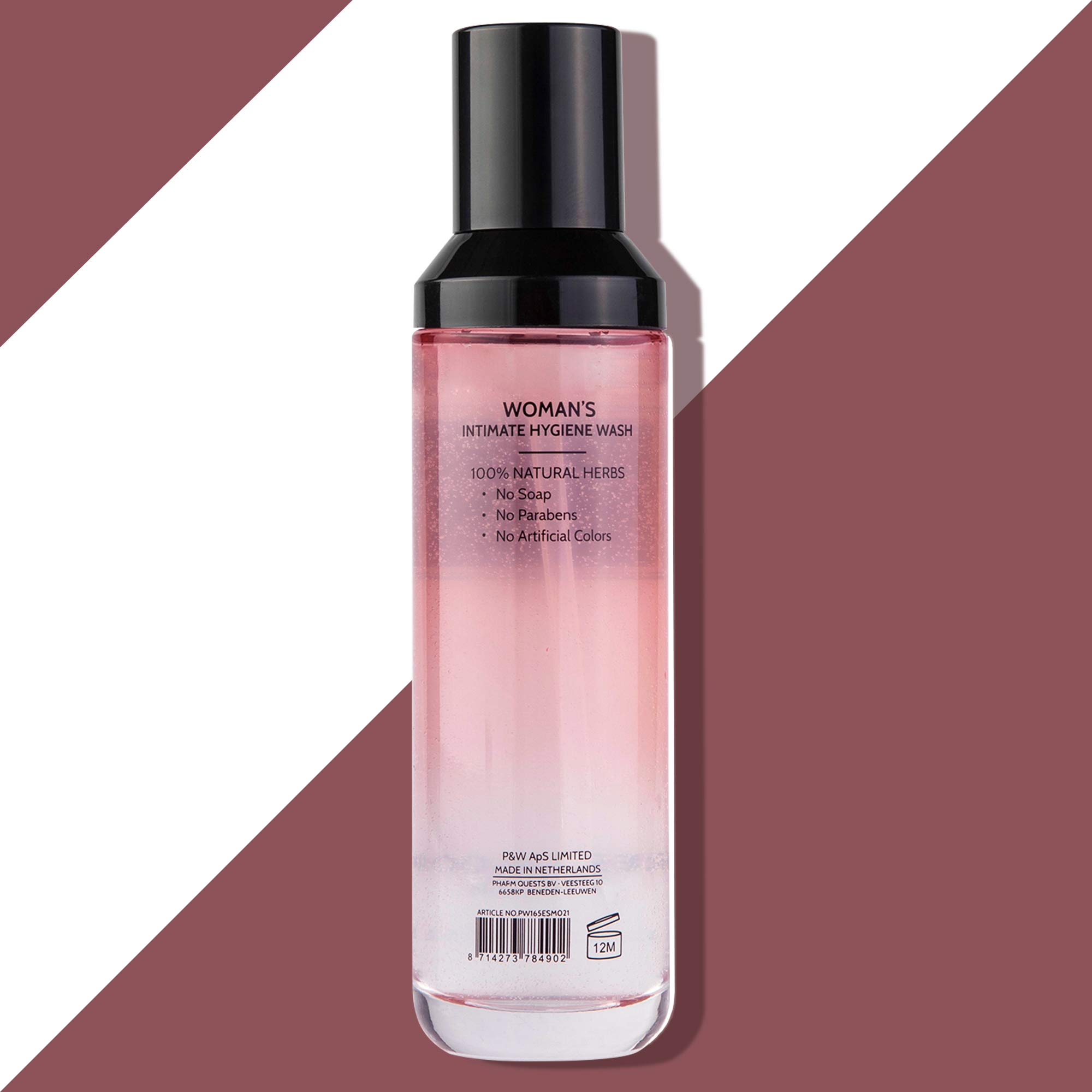 pH-Balanced Feminine Intimate Wash for Women - Gentle Herbal Body Wash for Sensitive Skin, Natural & Fragrance-Free, Paraben-Free - Ideal for Daily Hygiene & Personal Care