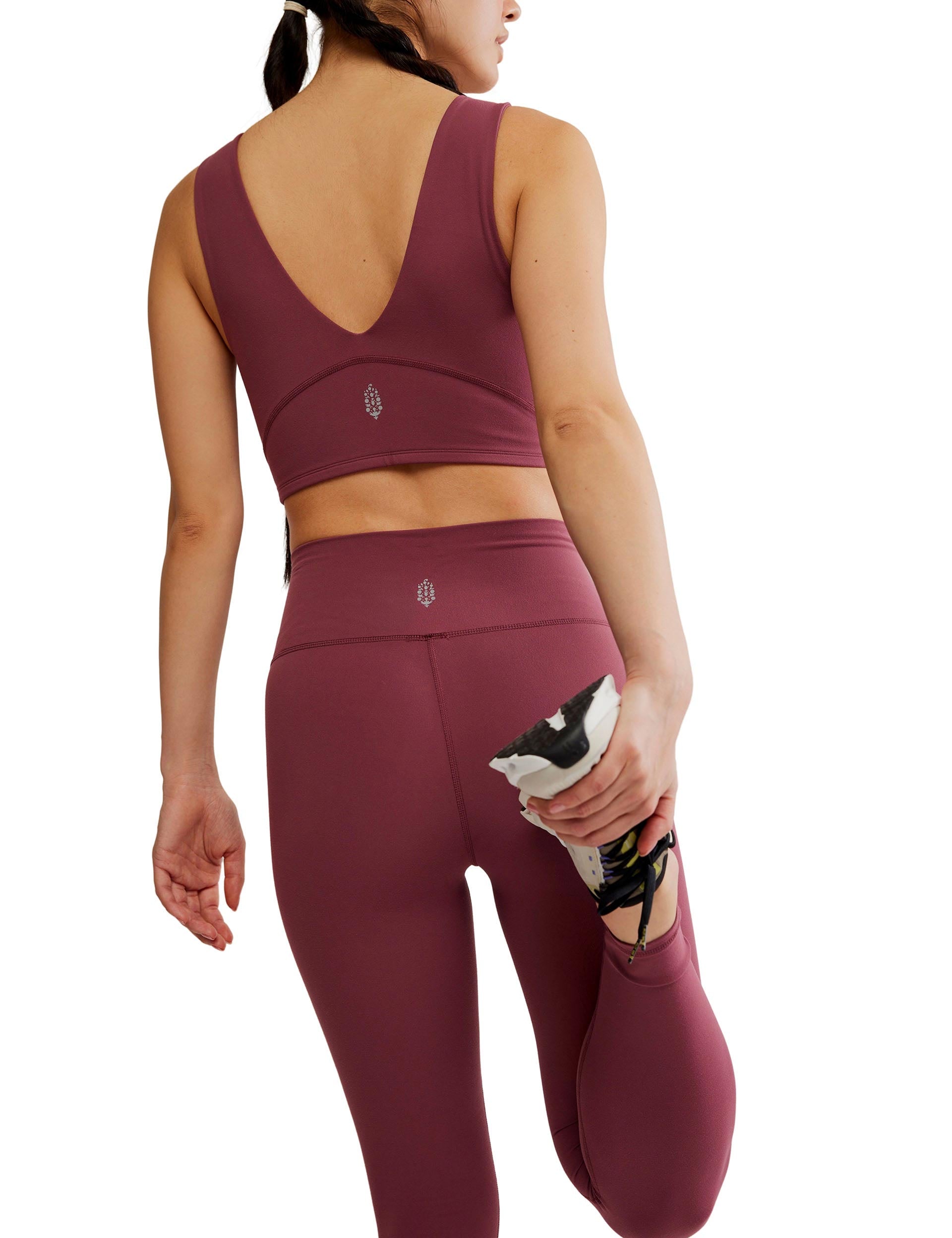 Never Better High-Waisted Leggings - Clove - Perfect for Yoga, Running & Everyday Comfort