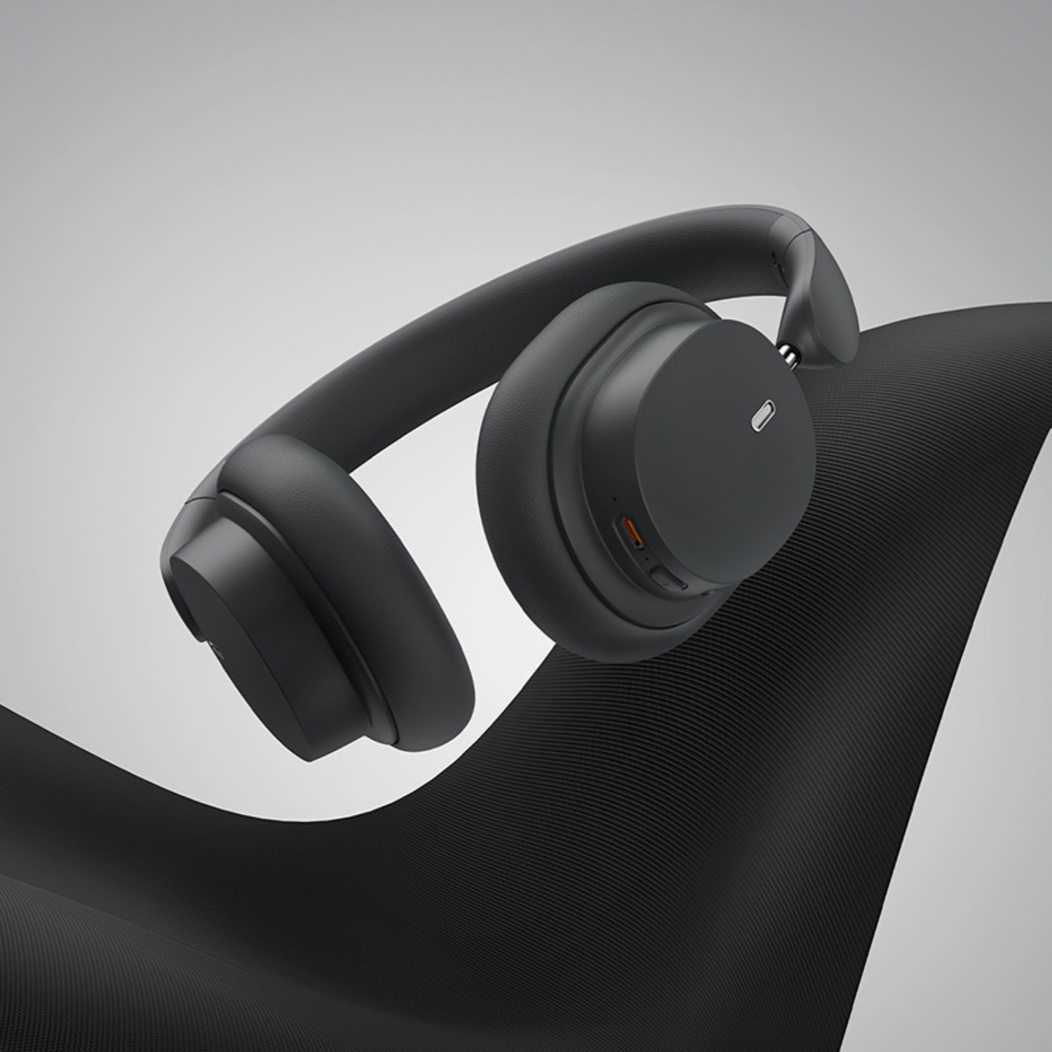 Baseus Bowie D05 Wireless Headphones - Bluetooth 5.0, Hi-Fi Stereo Sound, 30H Playtime, Lightweight Over-Ear Design (Gray) - Perfect for Work, Travel & Gaming
